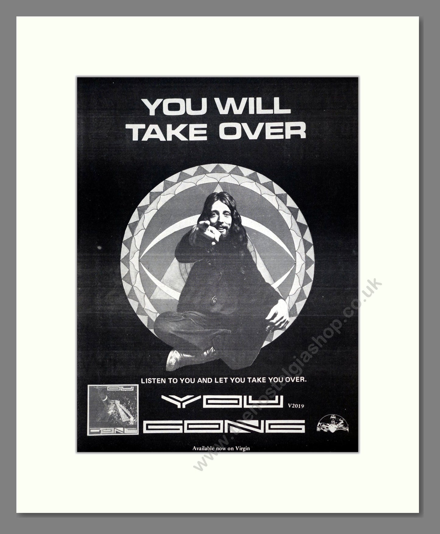 Gong - You. Vintage Advert 1974 (ref AD20694)