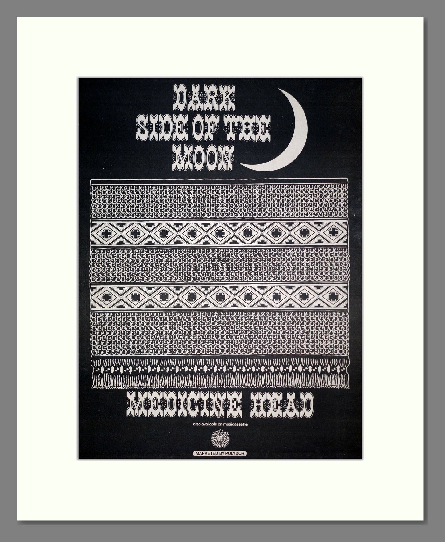 Medicine Head - Dark Side Of The Moon. Vintage Advert 1972 (ref AD20720)