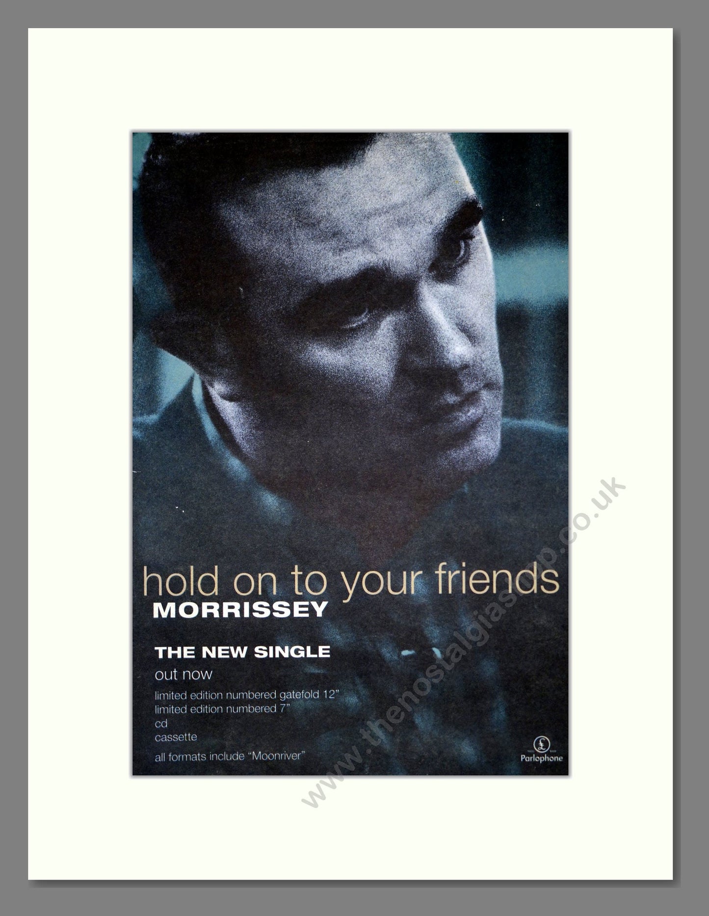 Morrissey - Hold On To Your Friends. Vintage Advert 1994 (ref AD20583)