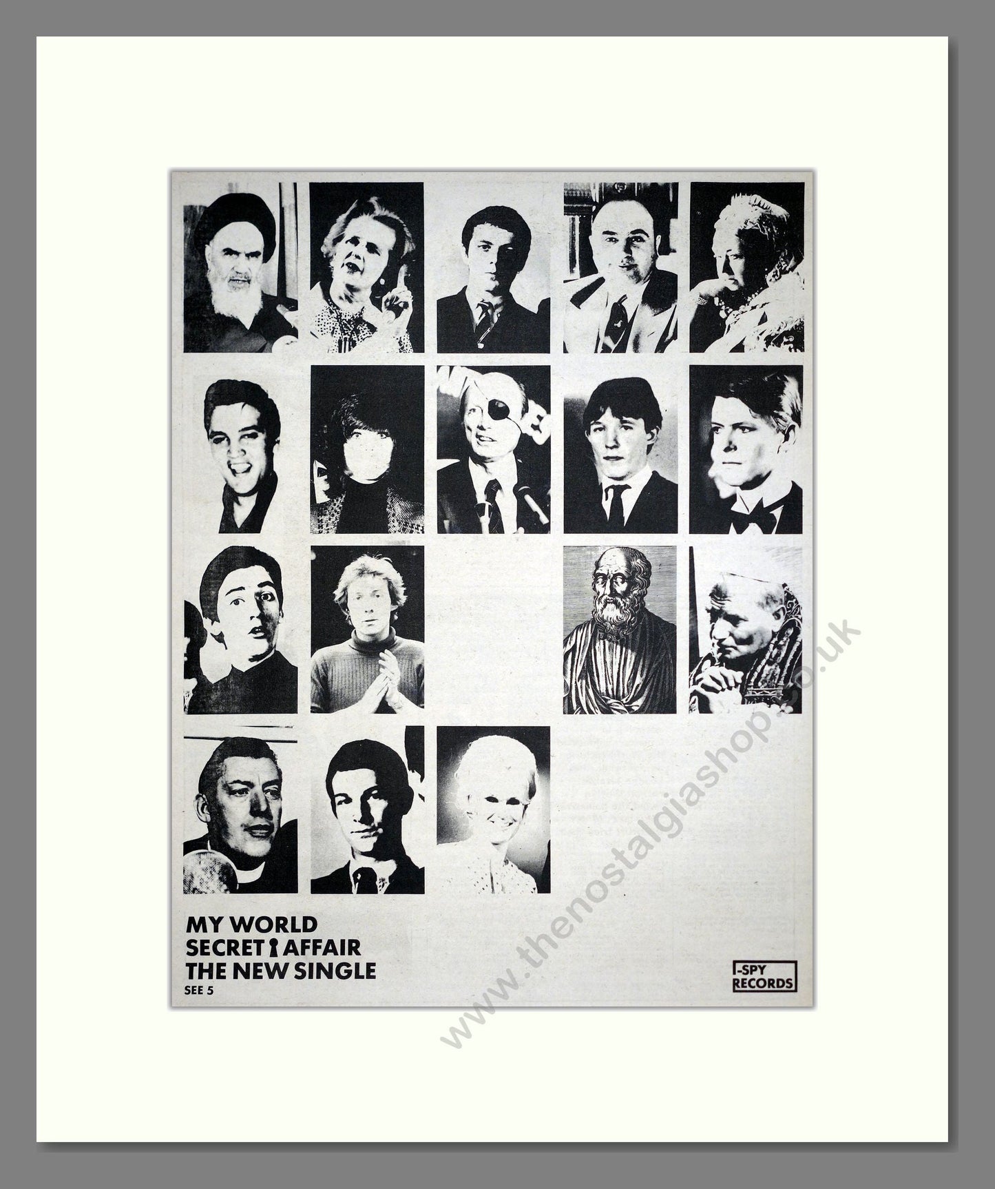 Secret Affair - My World. Vintage Advert 1980 (ref AD20621)