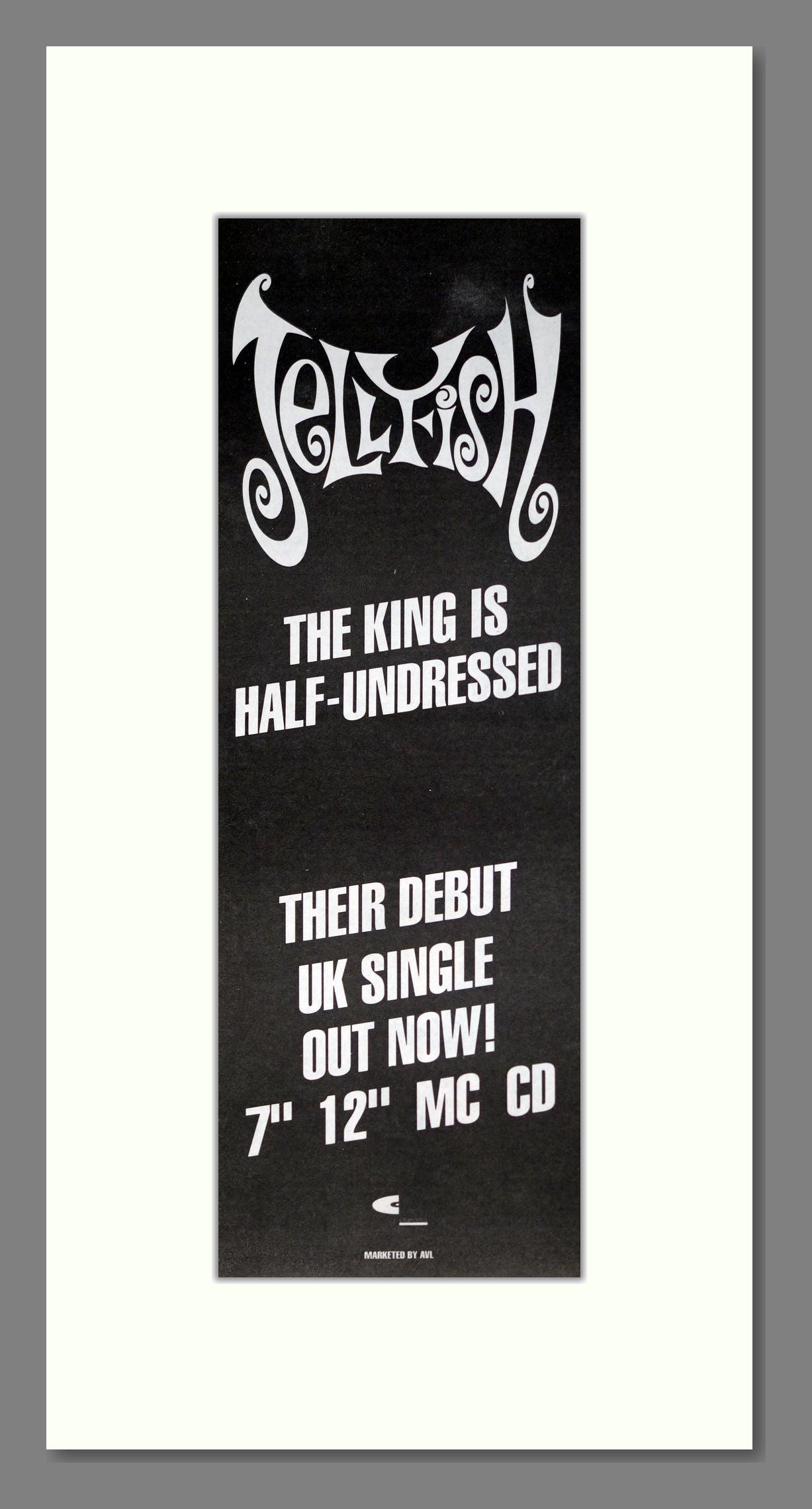 Jellyfish - The King Is Half Undressed. Vintage Advert 1991 (ref AD201484)