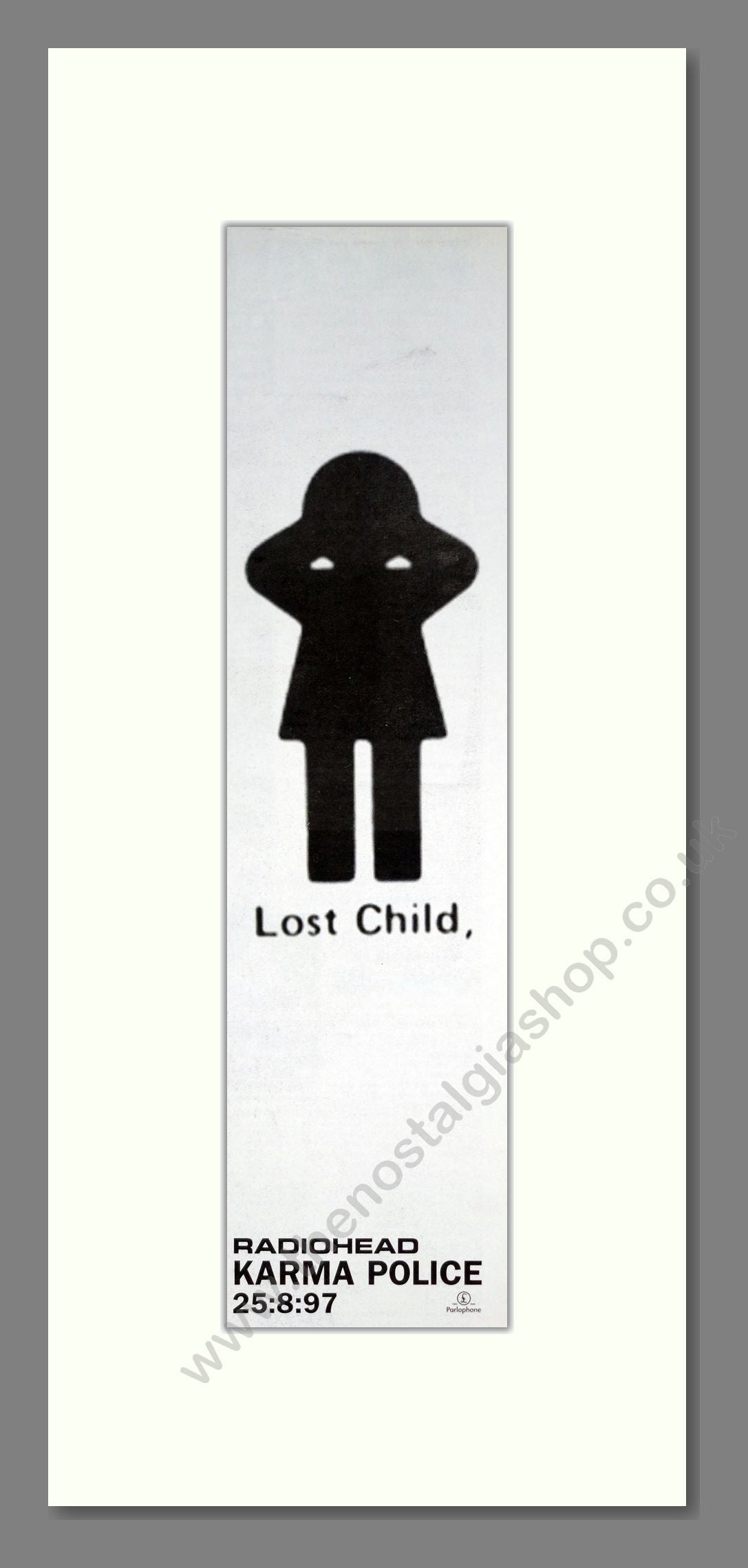 Radiohead - Karma Police. Vintage Advert 1997 (ref AD201536)