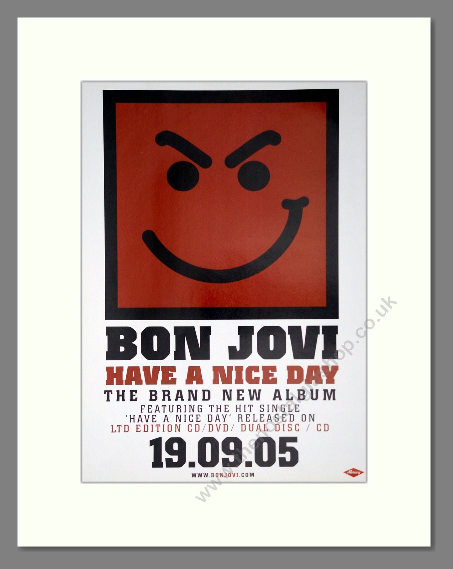 Bon Jovi - Have A Nice Day. Vintage Advert 2005 (ref AD63695)