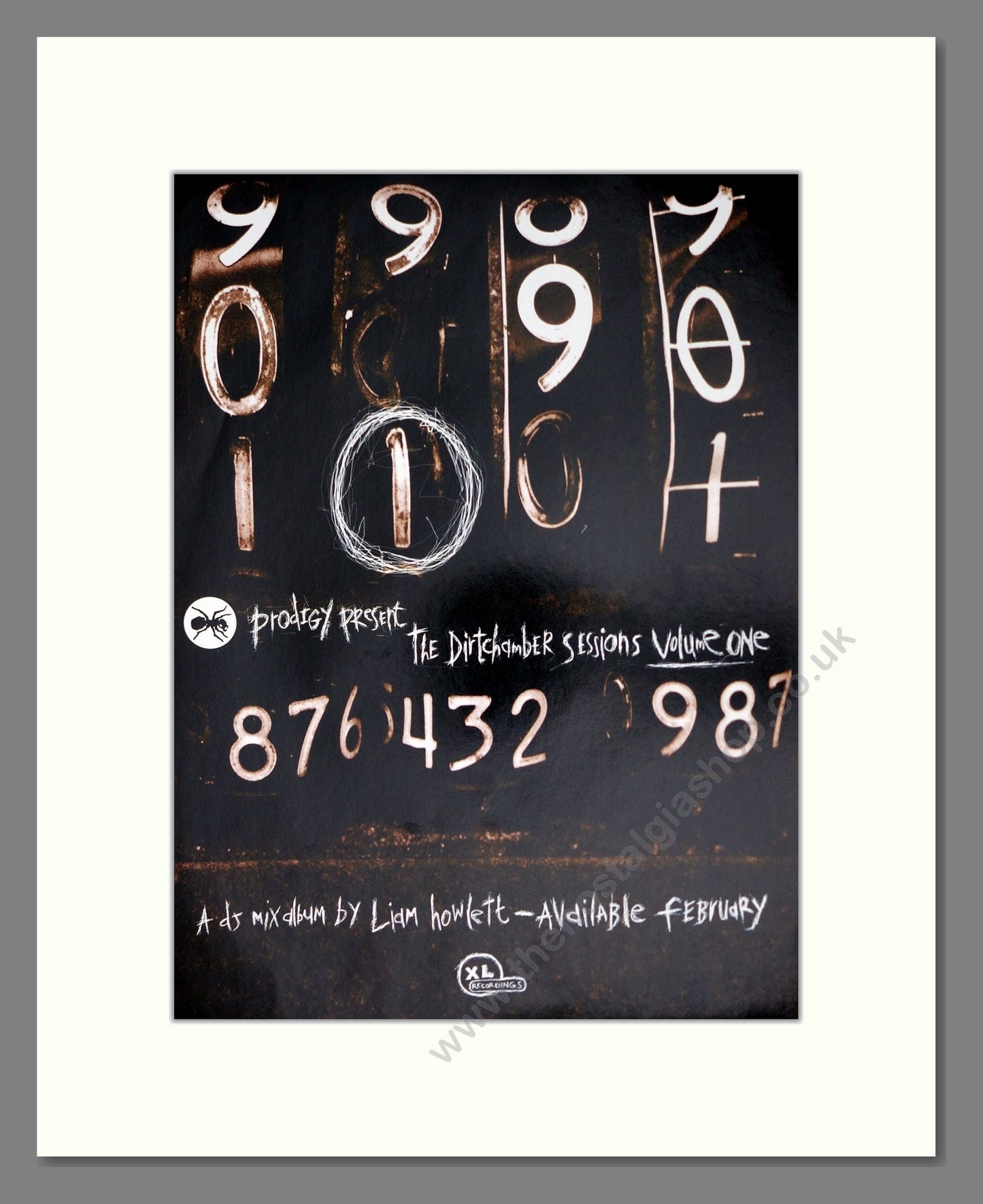 Prodigy - The Dirtchamber Sessions Vol 1. Vintage Advert 1999 (ref AD63704)