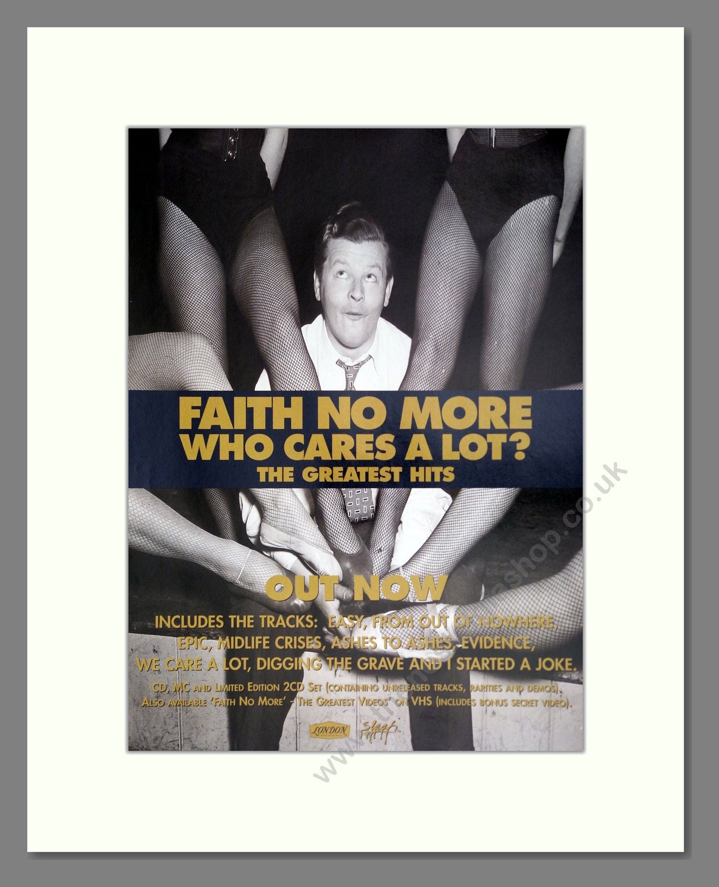 Faith No More - Greatest Hits. Vintage Advert 1998 (ref AD63773)