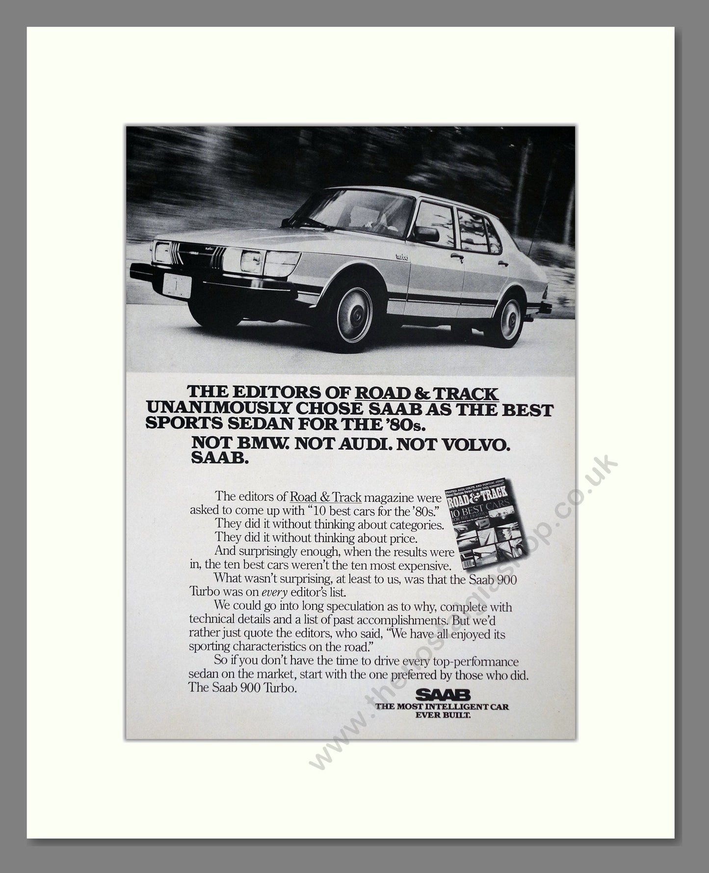 Saab - 900 Turbo. Vintage Advert 1981 (ref AD64137)