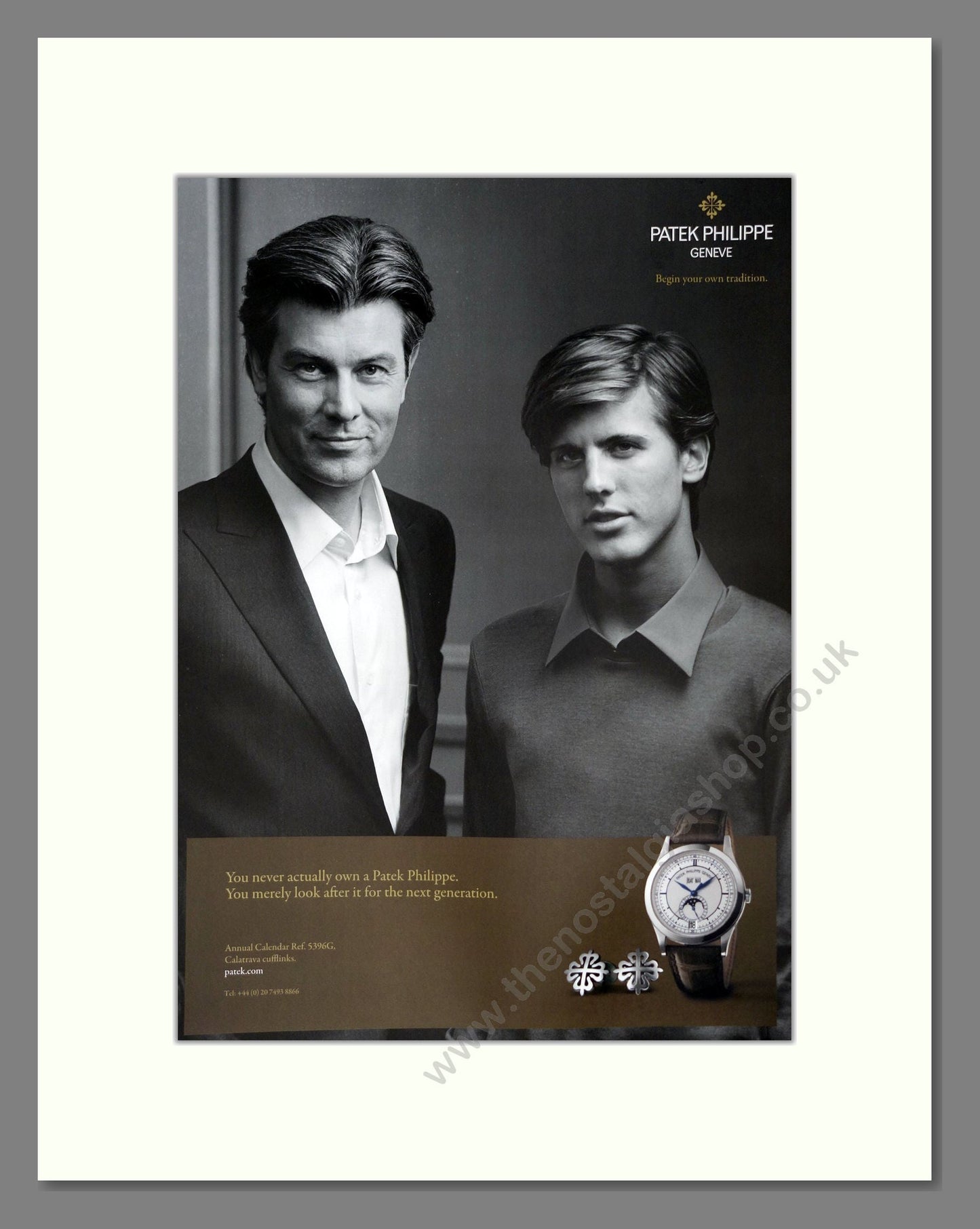 Patek Phillipe - Annual Calendar 5396G. Vintage Advert 2009 (ref AD303515)
