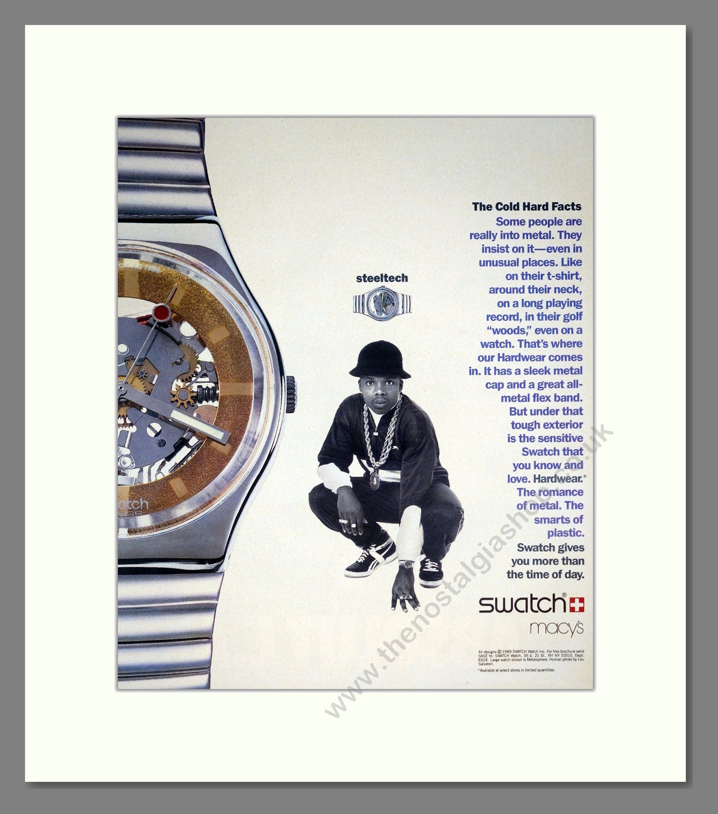 Swatch - At Macy's. Vintage Advert 1989 (ref AD303615)