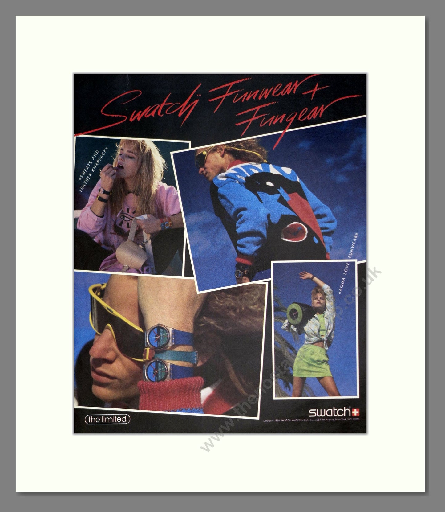 Swatch - Funwear And Fungear. Vintage Advert 1986 (ref AD303617)