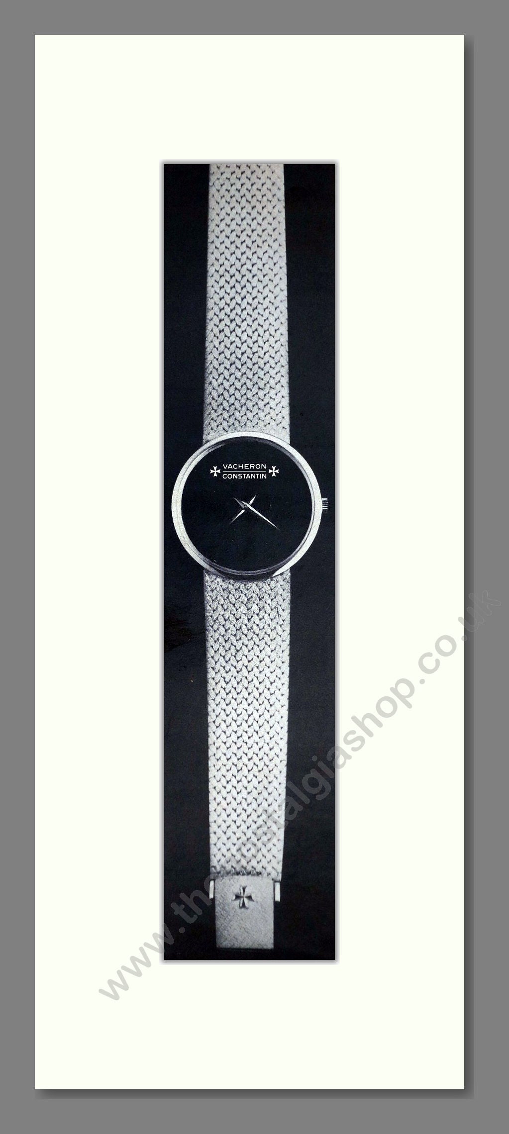 Vacheron Constantin Watch. Original Advert 1977 (ref AD400242)