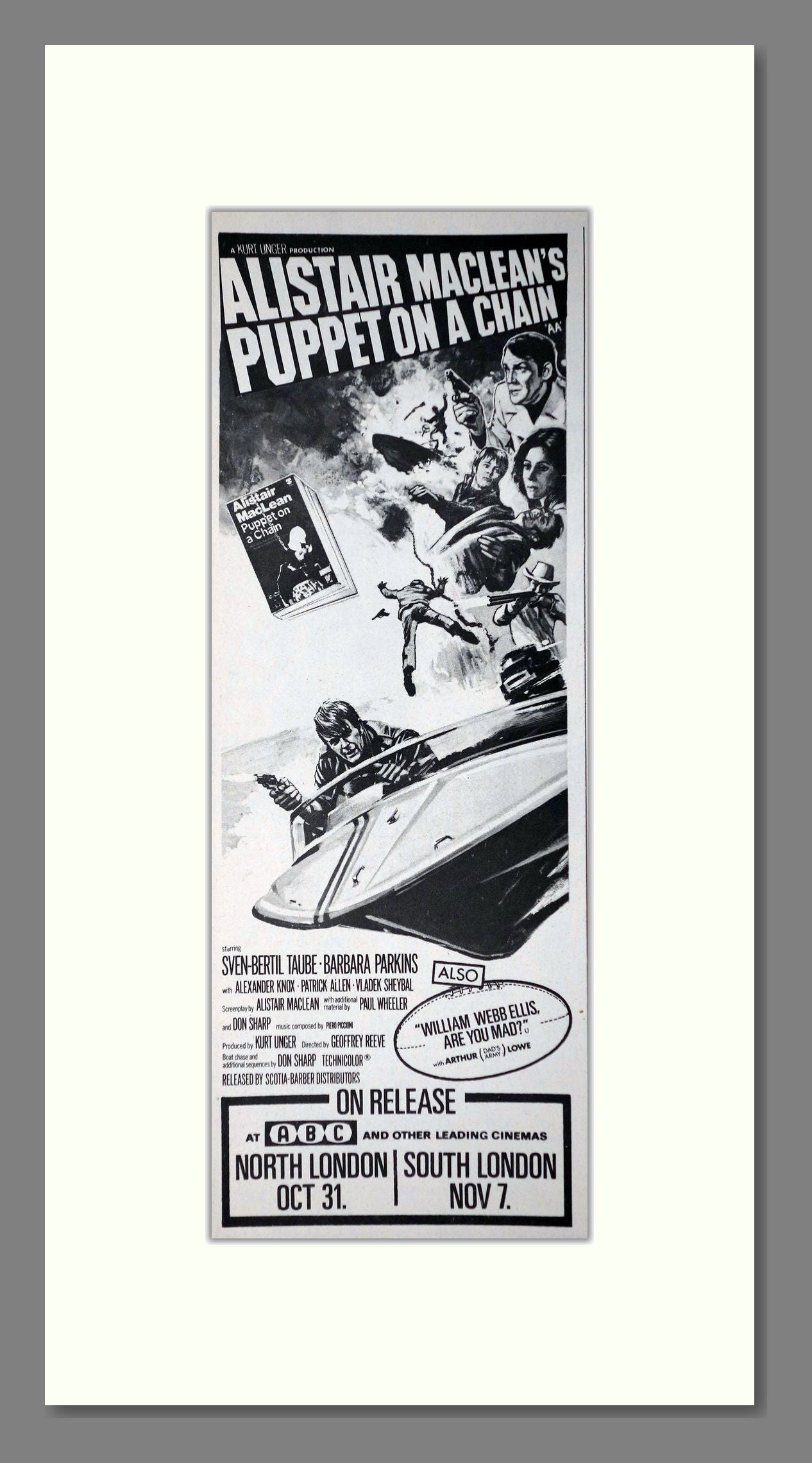 Puppet On A Chain. Original Advert 1971 (ref AD400215)
