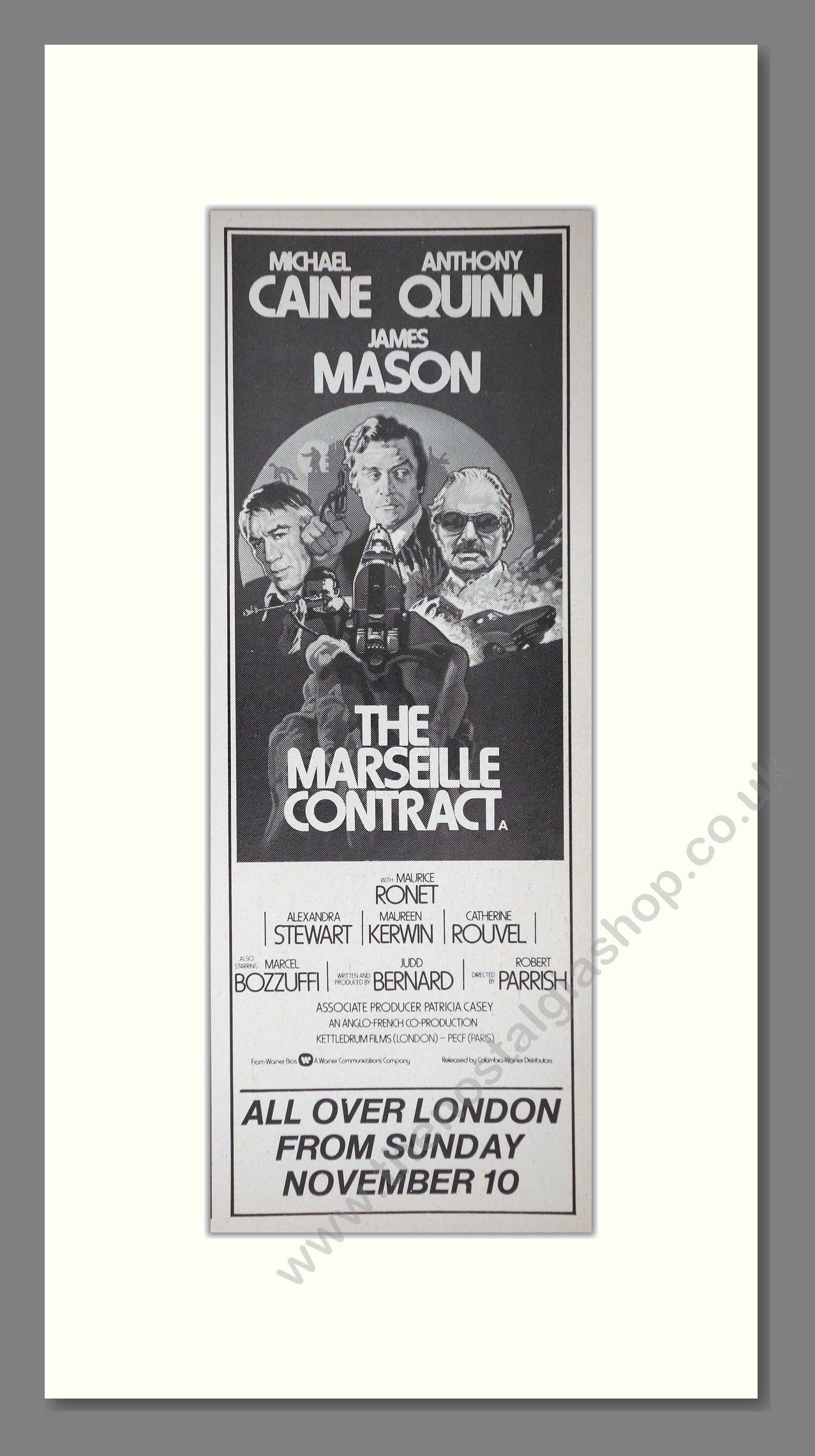 Marseille Contract (The). Original Advert 1974 (ref AD400265)