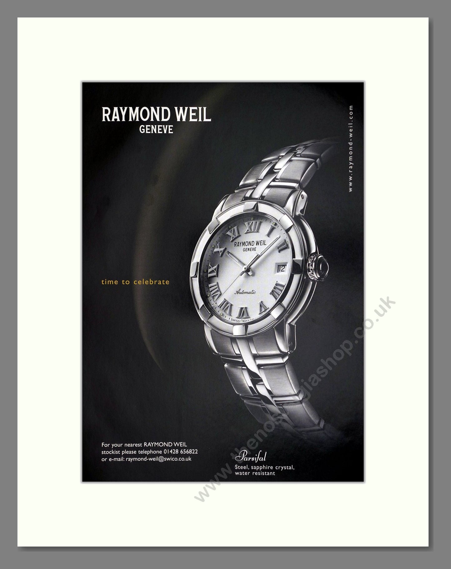 Raymond Weil - Parsifal. Vintage Advert 2005 (ref AD64324)