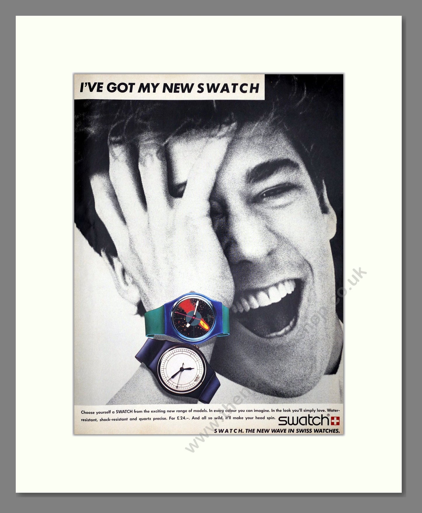 Swatch - New Models. Vintage Advert 1986 (ref AD64369)