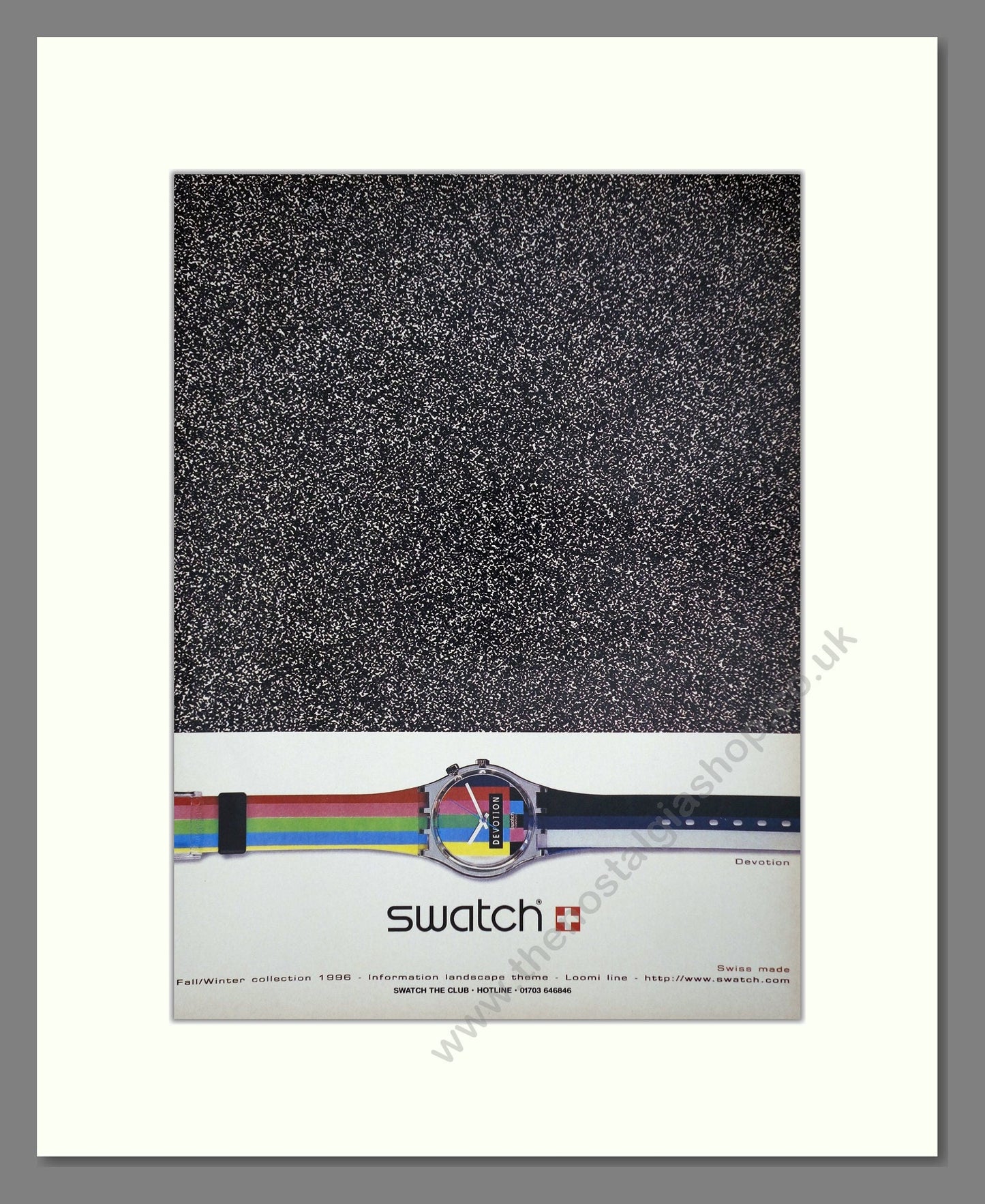 Swatch - Devotion. Vintage Advert 1996 (ref AD64370)