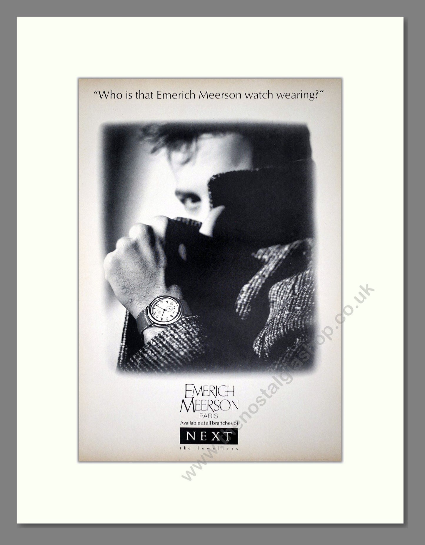 Emerich Meerson - At Next. Vintage Advert 1988 (ref AD64395)