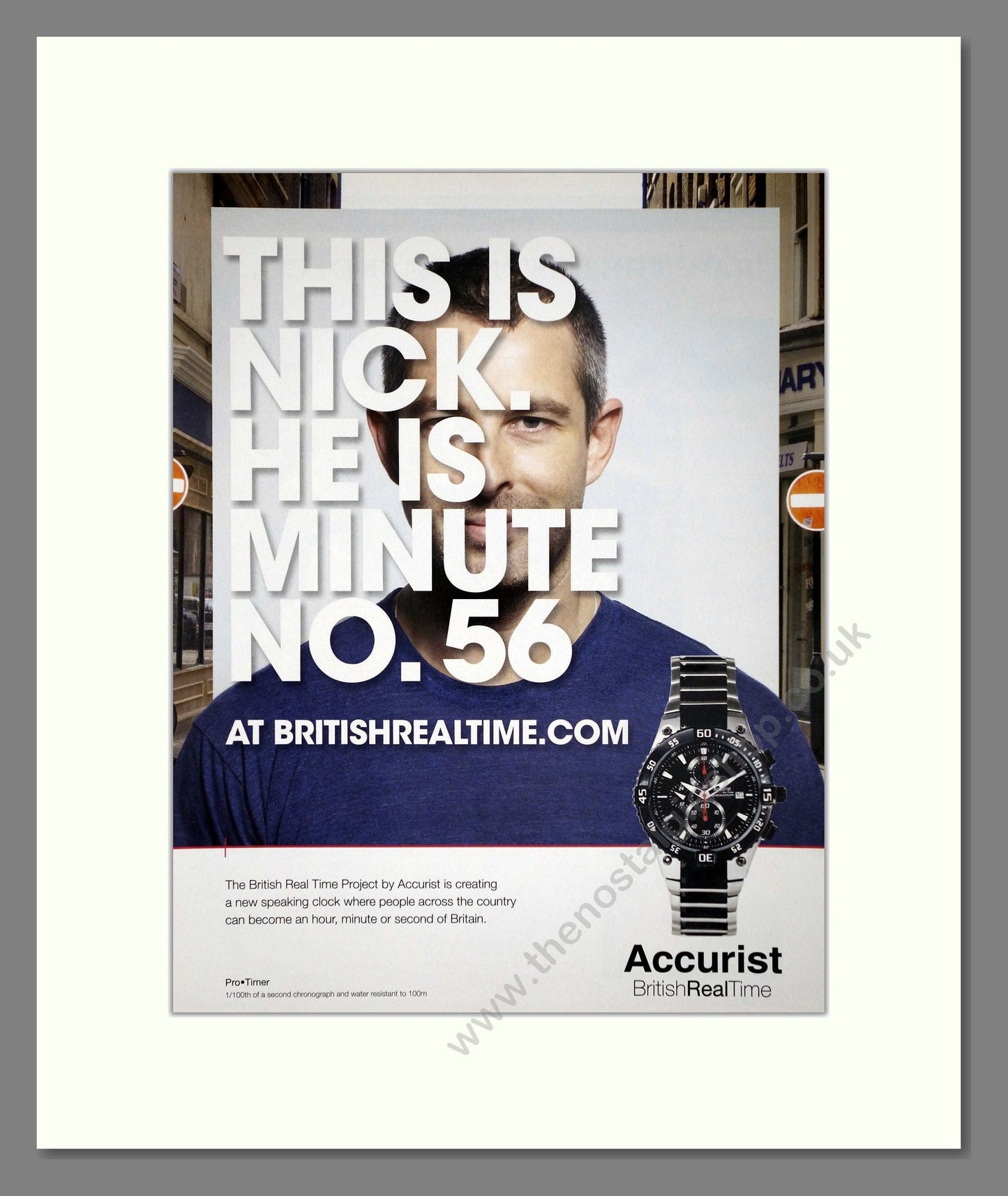 Accurist - British Real Time. Vintage Advert 2009 (ref AD64399)
