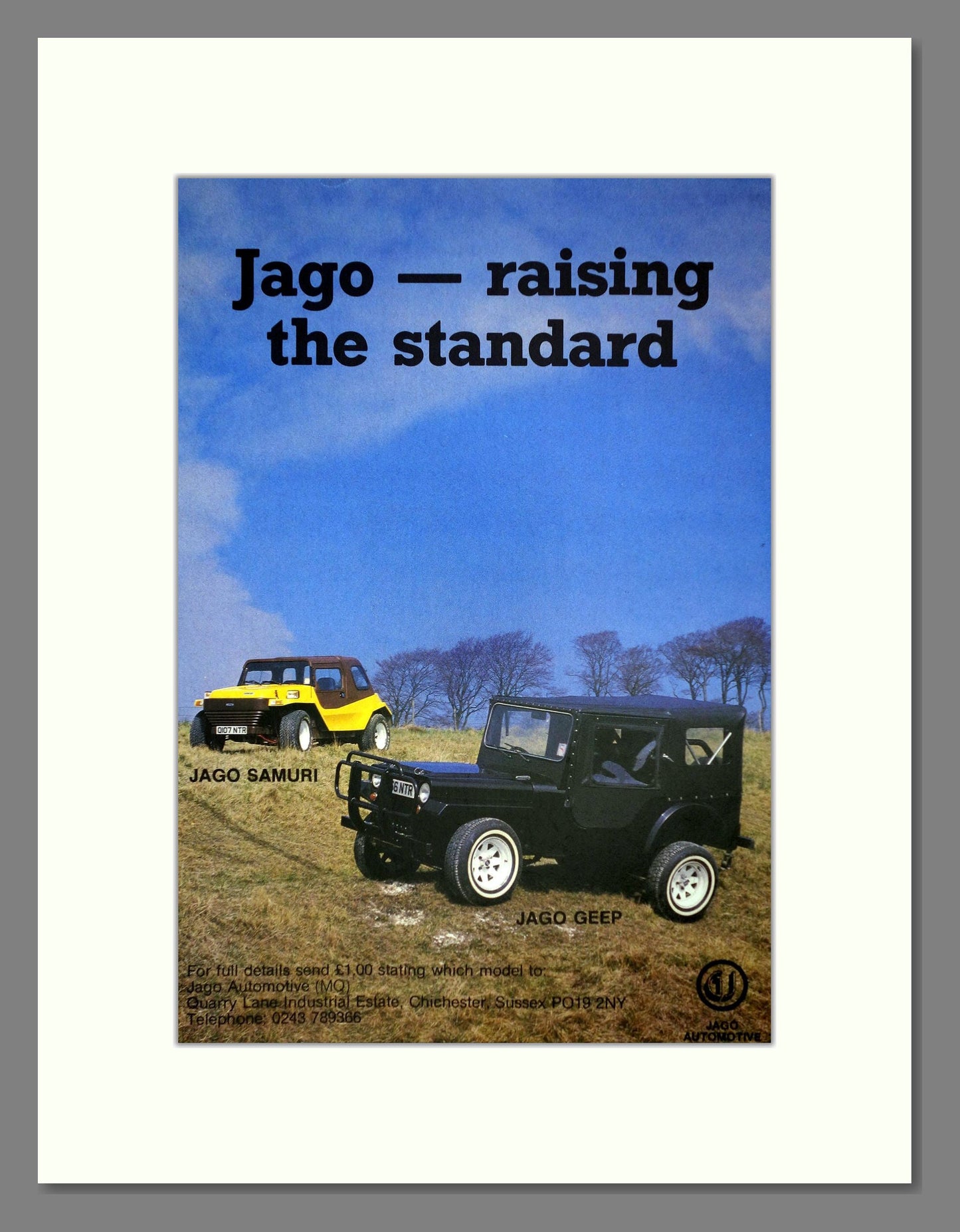 Jago - Samurai / Geep. Vintage Advert 1984 (ref AD64417)