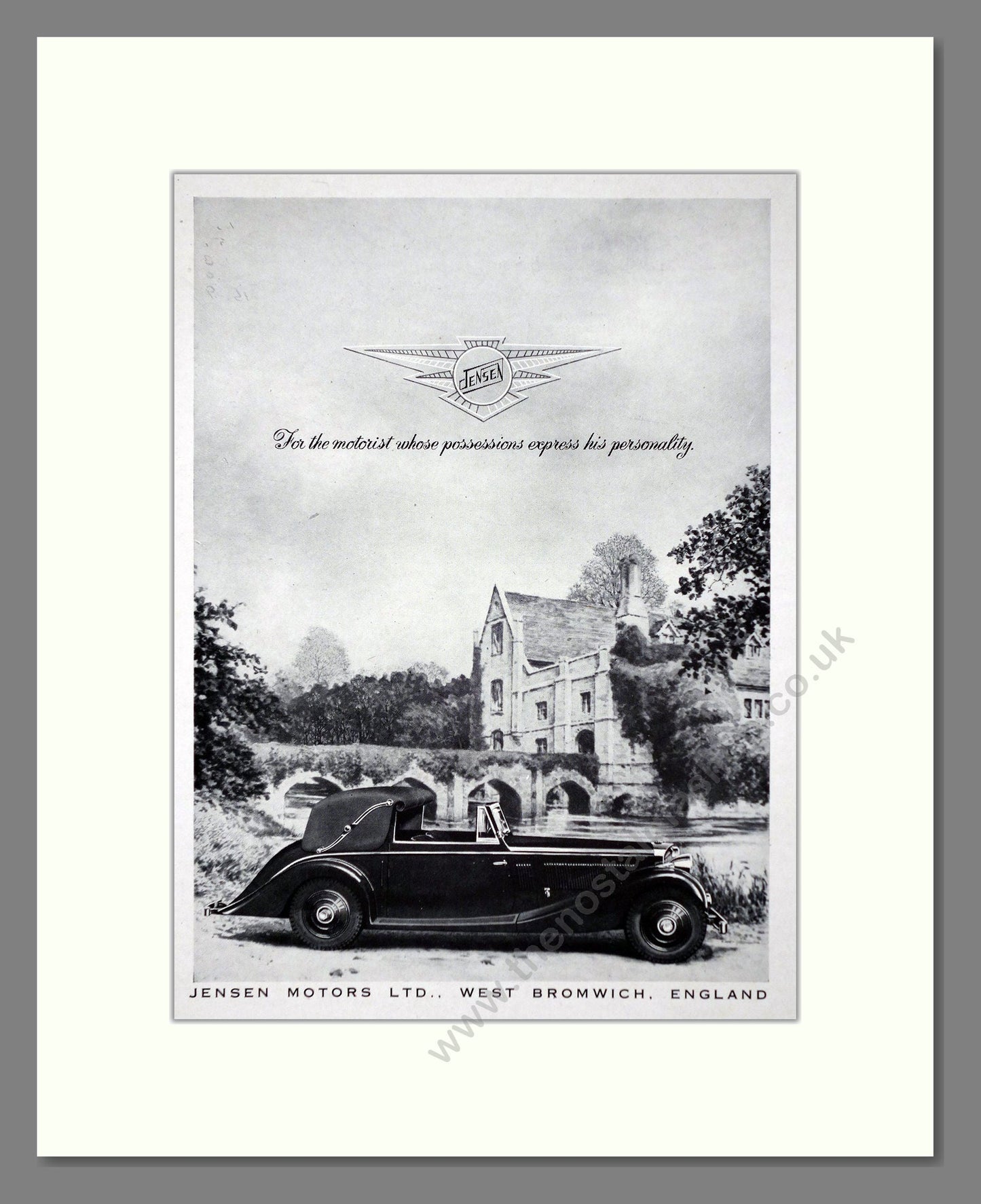 Jensen - Possessions Express Personality. Vintage Advert 1944 (ref AD64439)