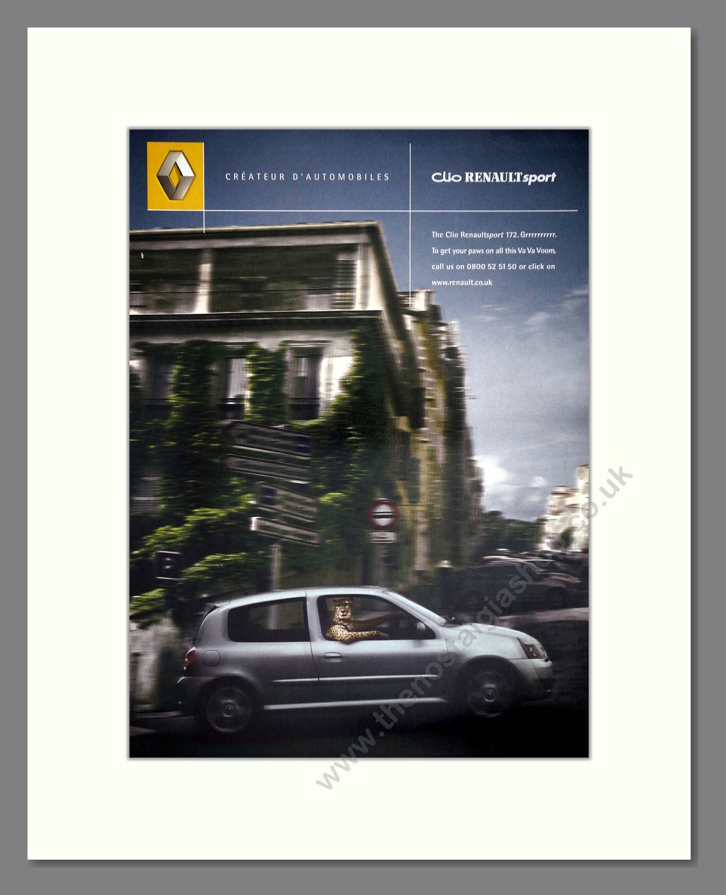 Renault - Clio 172. Vintage Advert 2003 (ref AD64617)