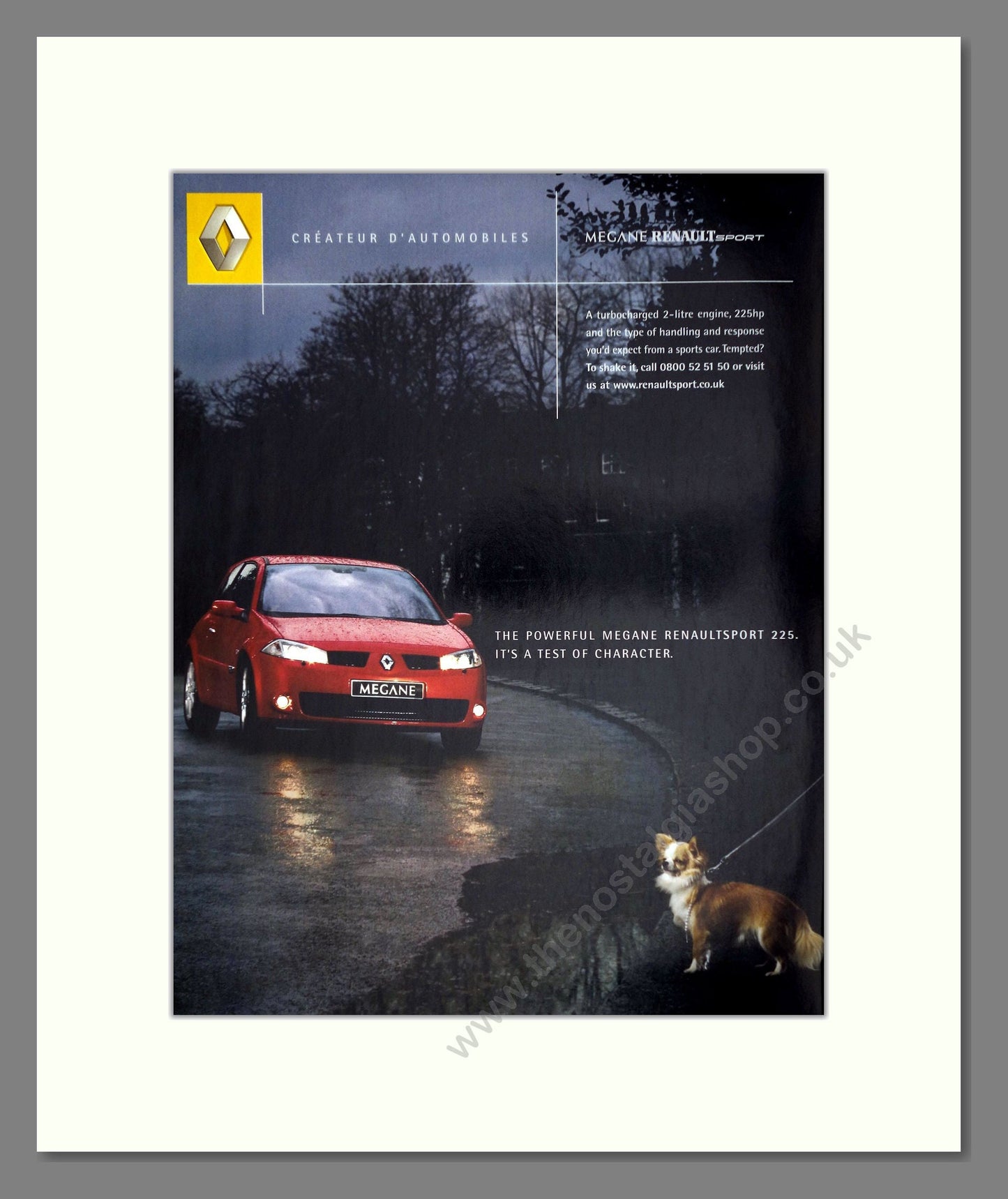 Renault - Megane. Vintage Advert 2004 (ref AD64623)