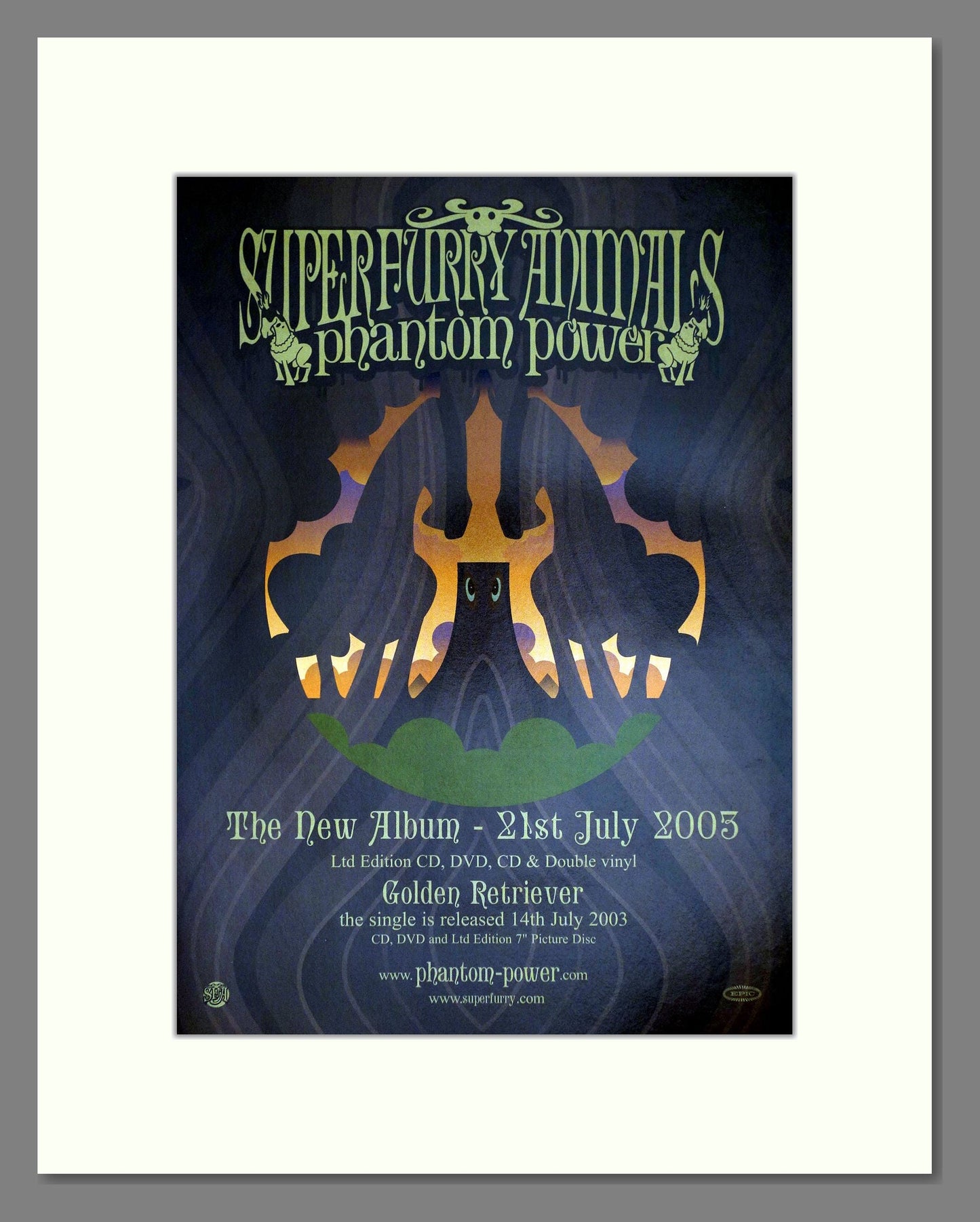 Superfurry Animals - Phantom Power. Vintage Advert 2003 (ref AD64656)