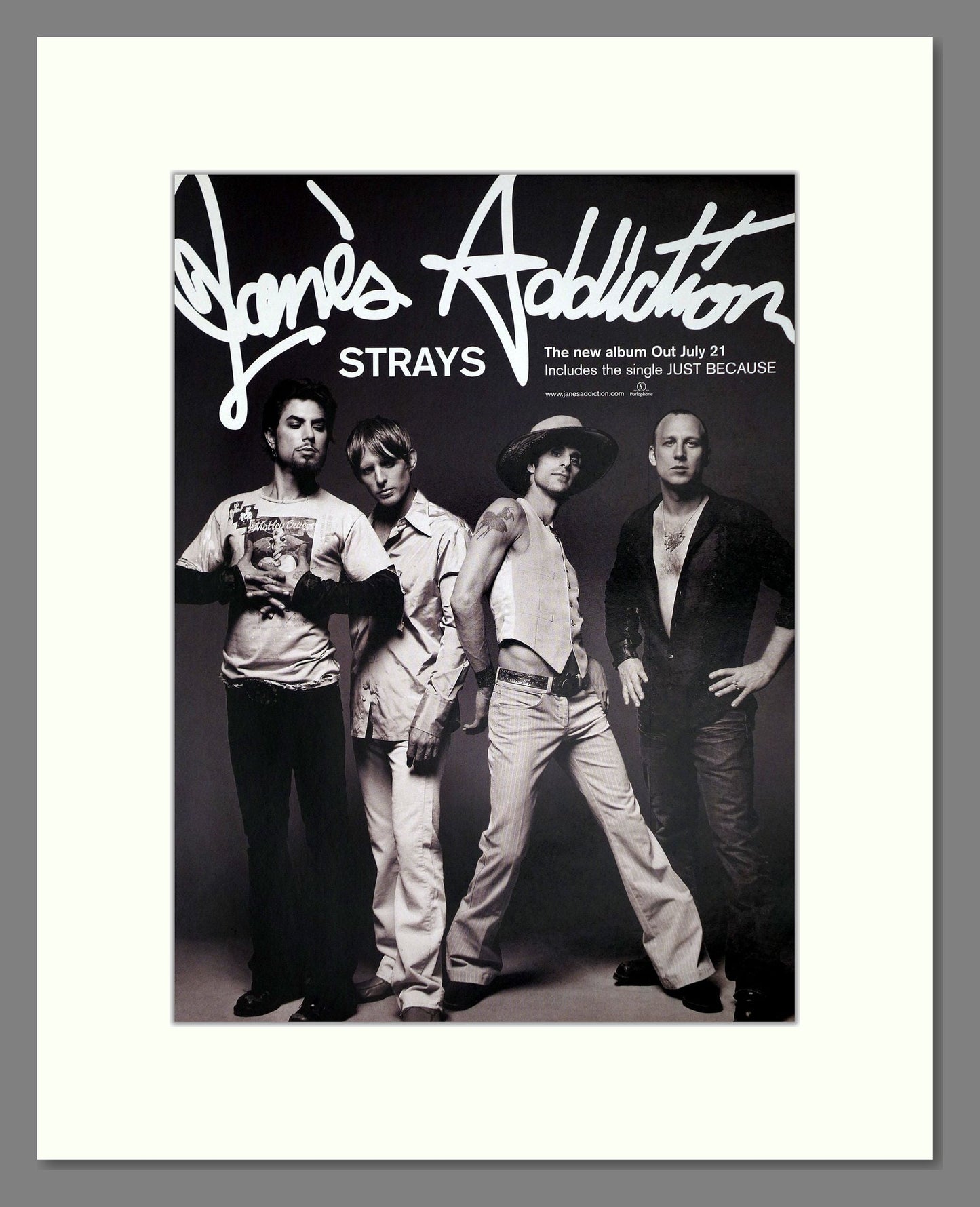 Jane's Addiction - Strays. Vintage Advert 2003 (ref AD64661)