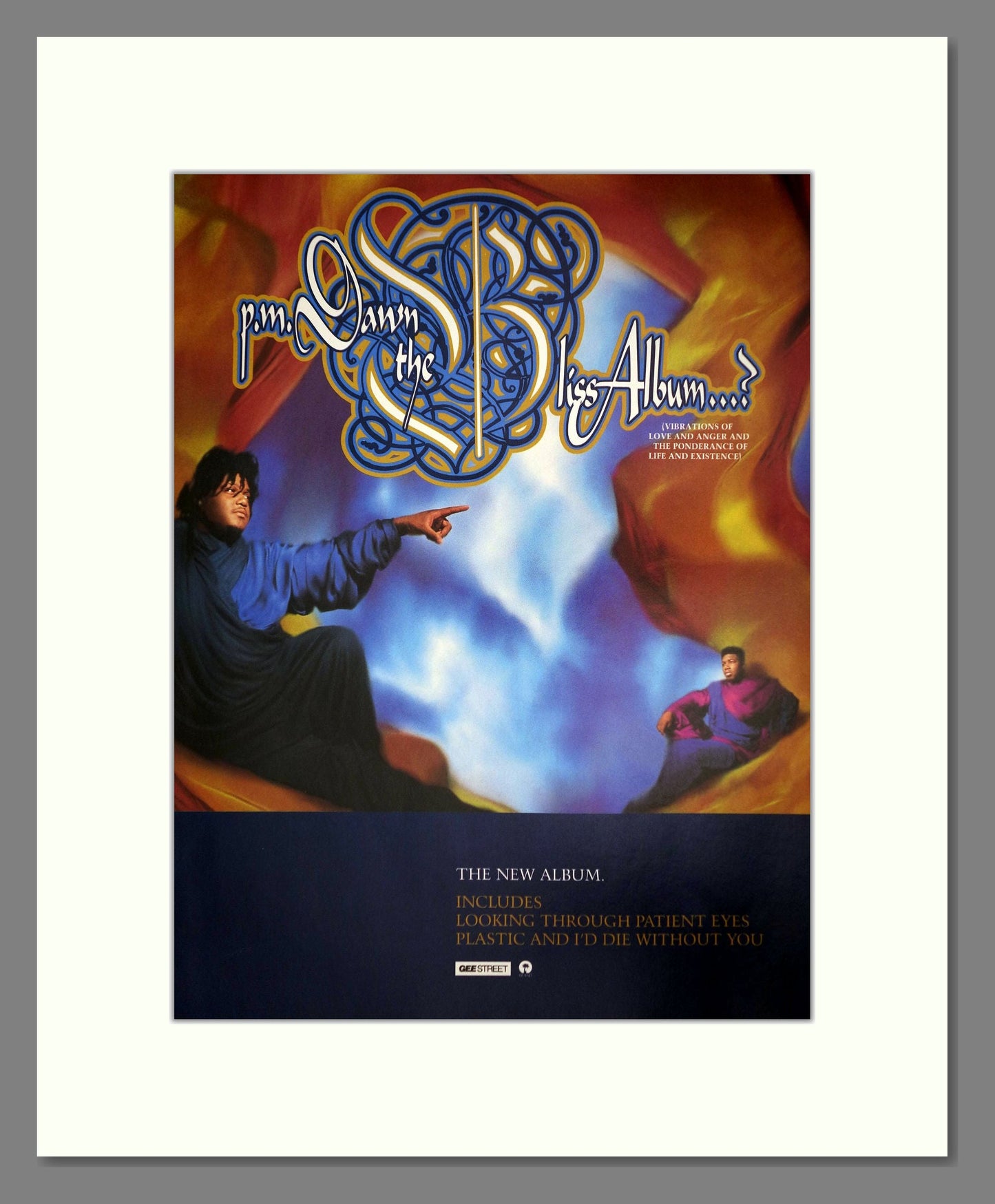 PM Dawn - Bliss Album. Vintage Advert 1993 (ref AD64774)