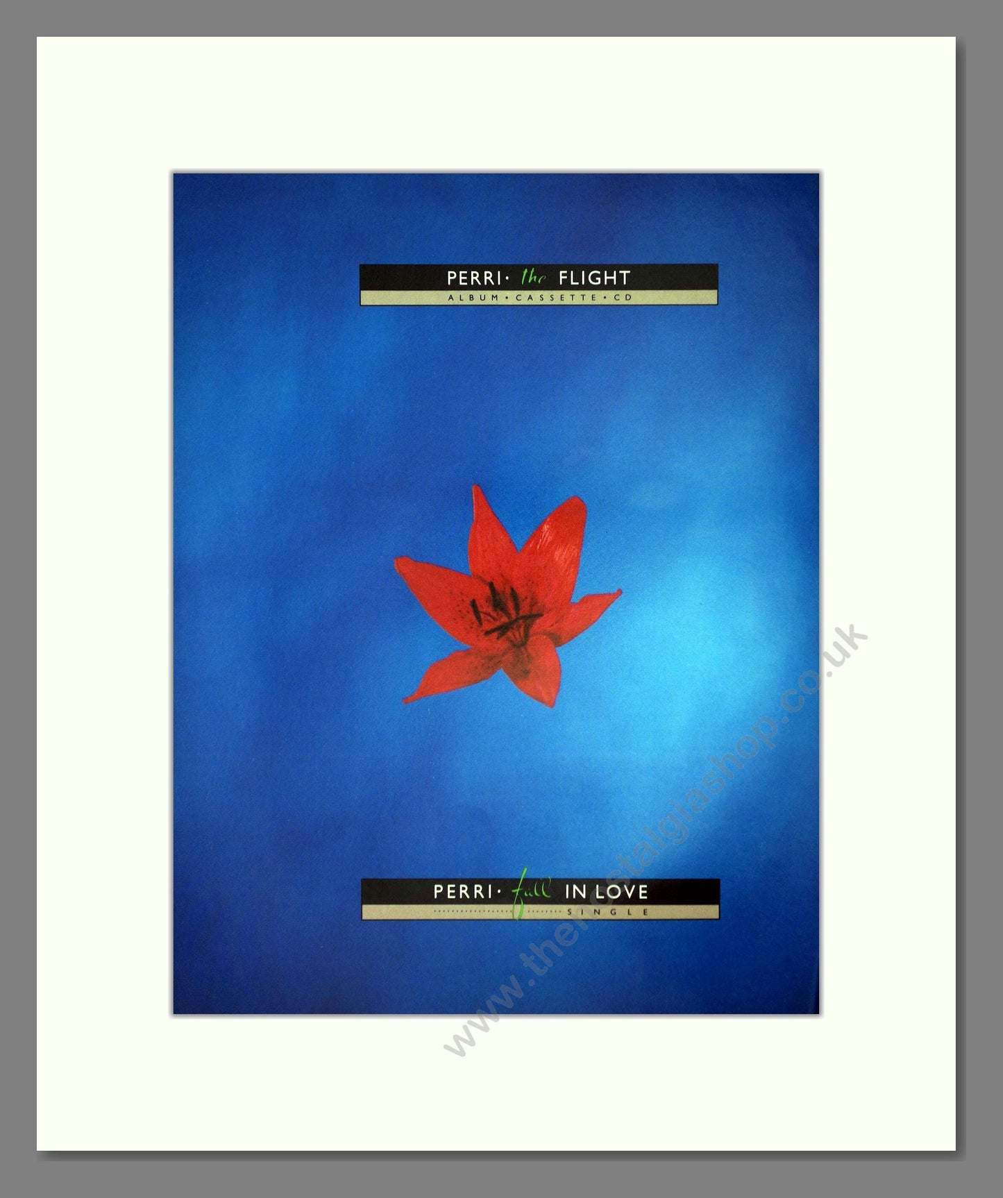 Perri - The Flight / Fall In Love. Vintage Advert 1988 (ref AD64780)