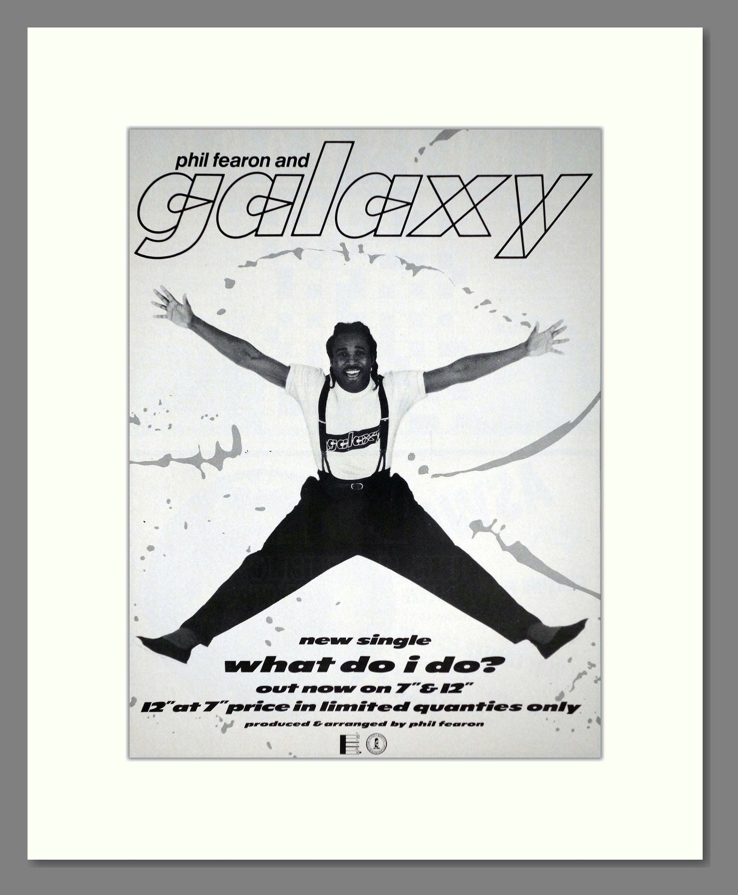 Phil Fearon And Galaxy - What Do I Do?. Vintage Advert 1984 (ref AD64784)