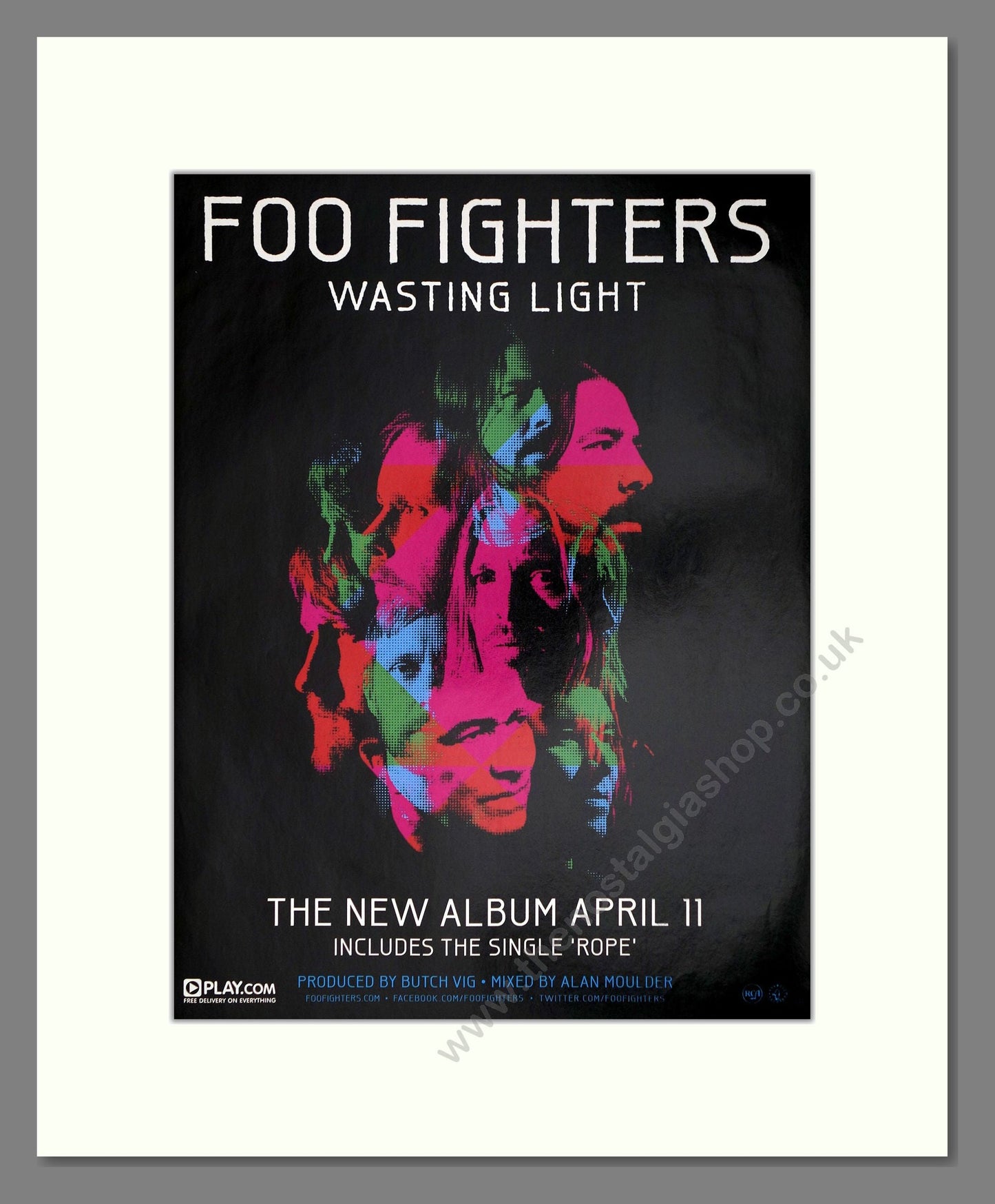 Foo Fighters - Wasting Light. Vintage Advert 2011 (ref AD64842)