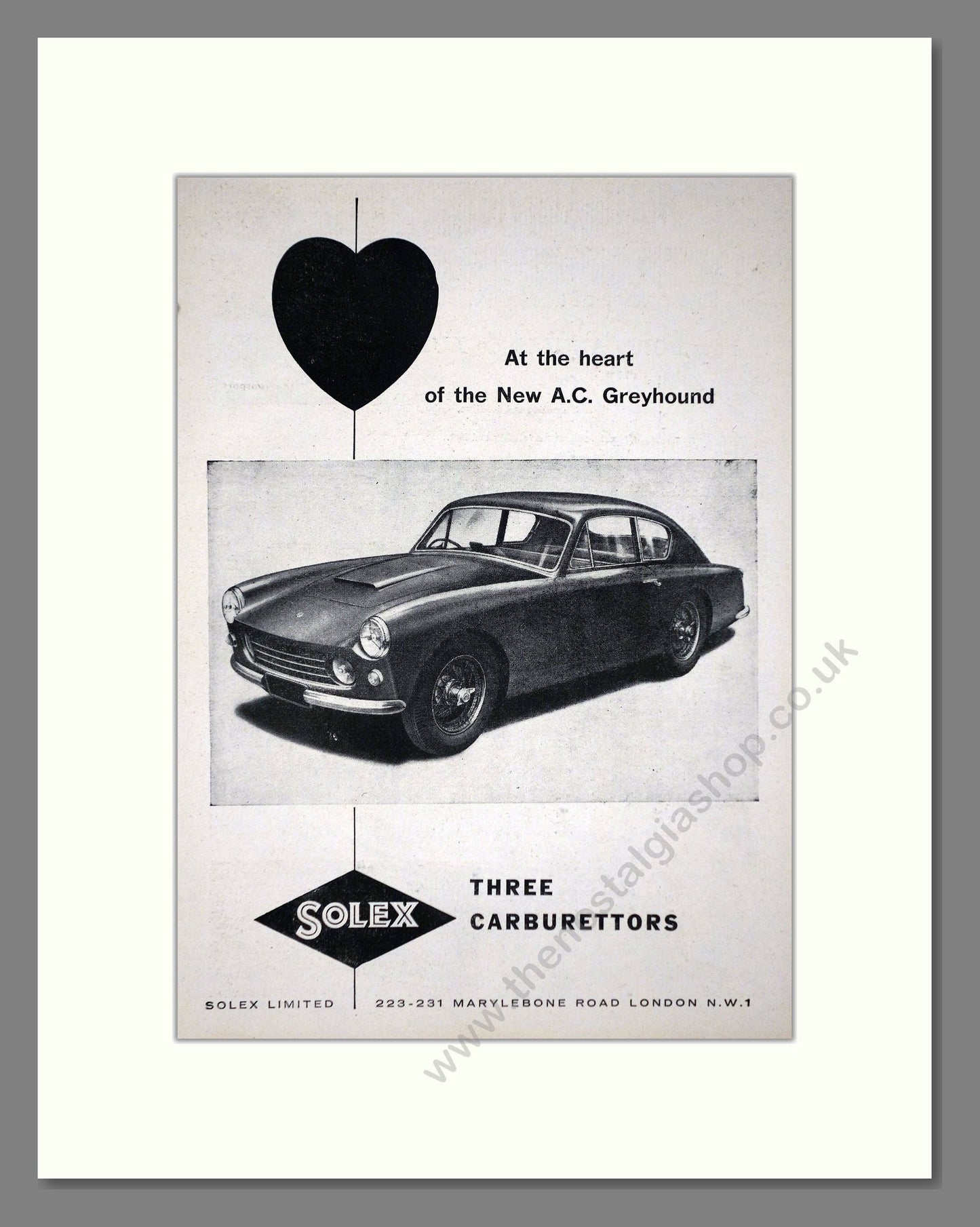 AC - Greyhound. Vintage Advert 1959 (ref AD65202)