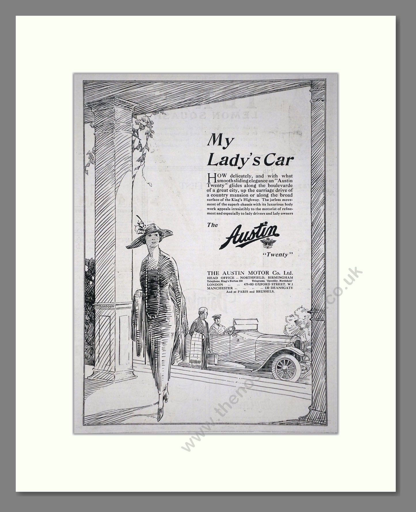 Austin - Twenty. Vintage Advert 1919 (ref AD65281)