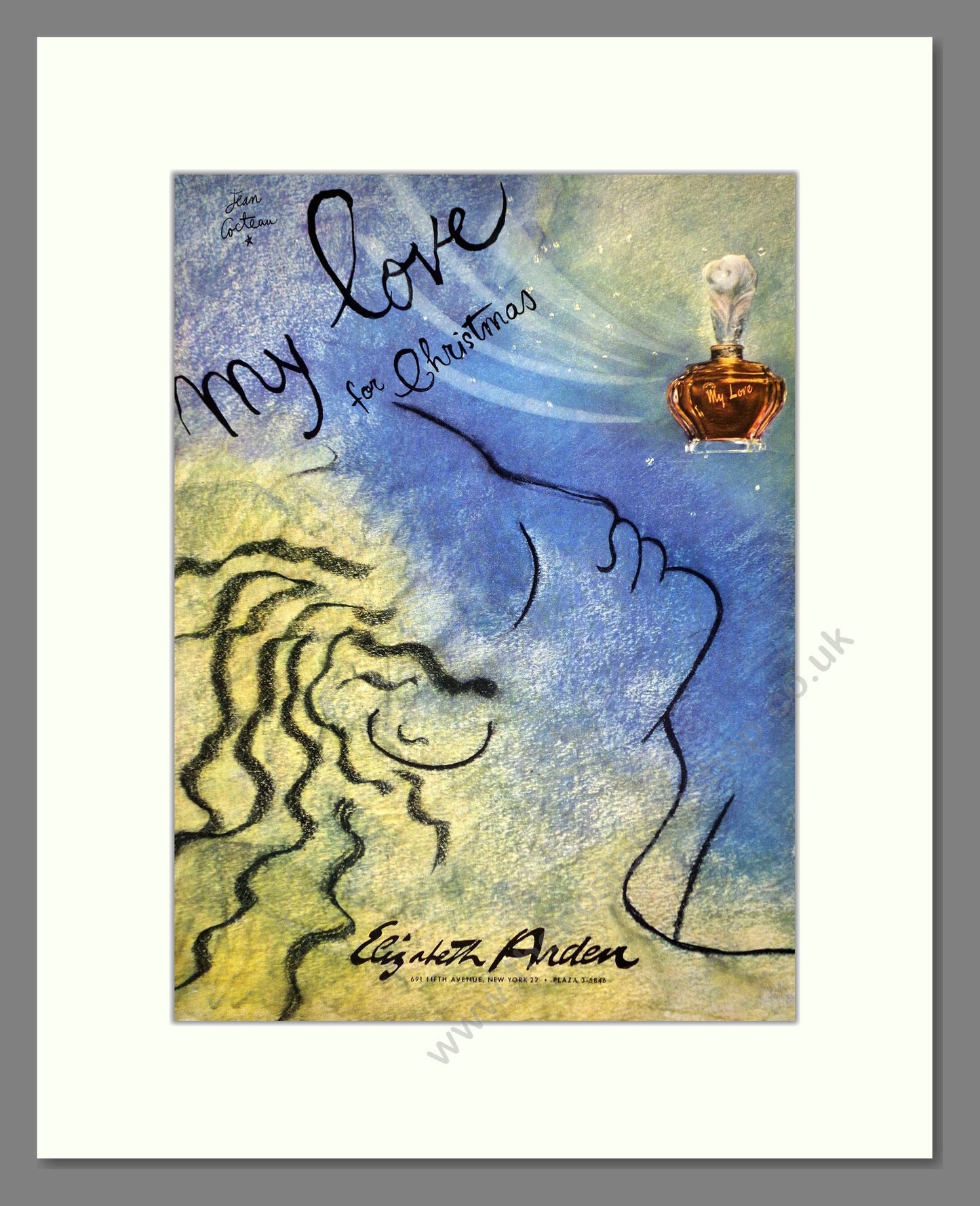 Elizabeth Arden - My Love. Vintage Advert 1949 (ref AD65433)