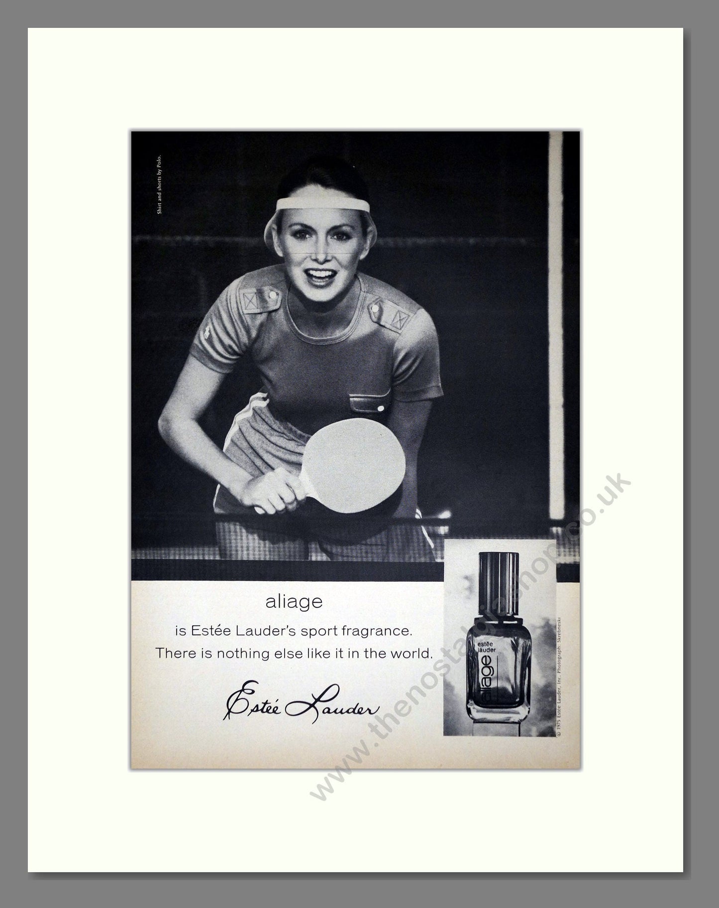 Estee Lauda - Aliage. Vintage Advert 1975 (ref AD65459)