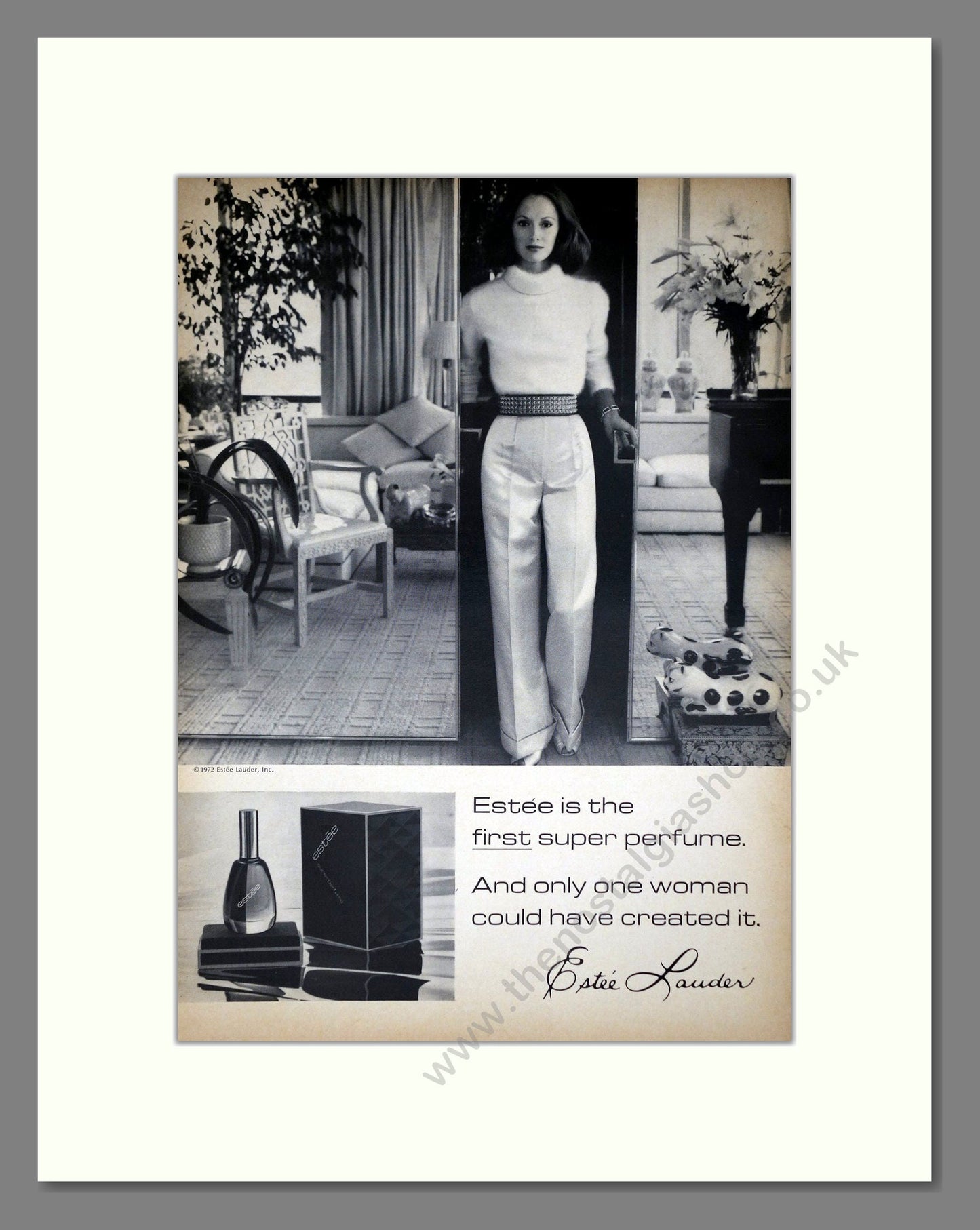 Estee Lauda - Estee Super Perfume. Vintage Advert 1972 (ref AD65462)