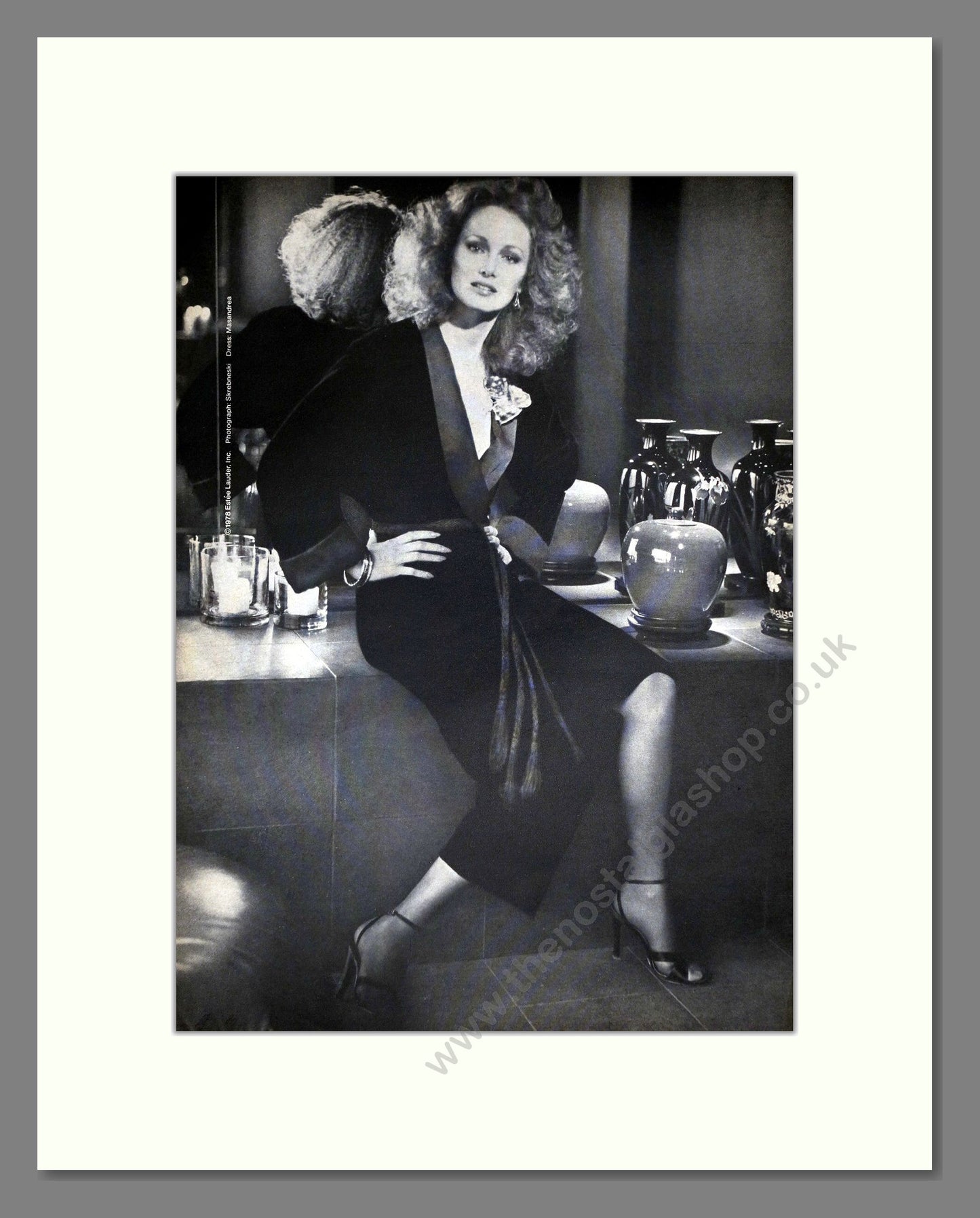 Estee Lauda - Cinnabar Double Advert. Vintage Advert 1978 (ref AD65467)