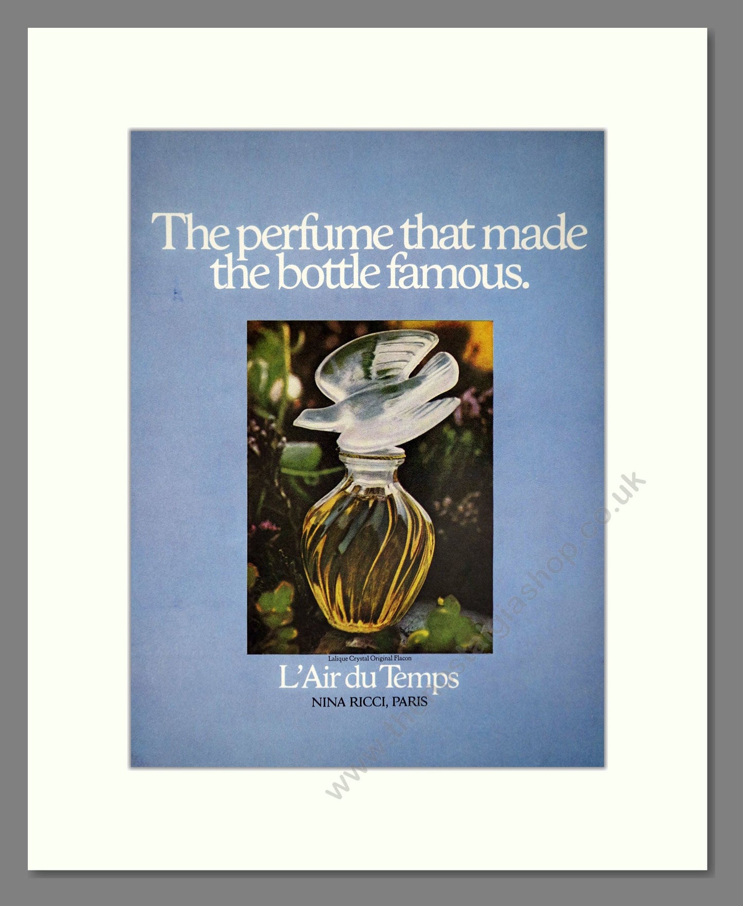 Nina Ricci - L'Air Du Temps. Vintage Advert 1975 (ref AD65488)