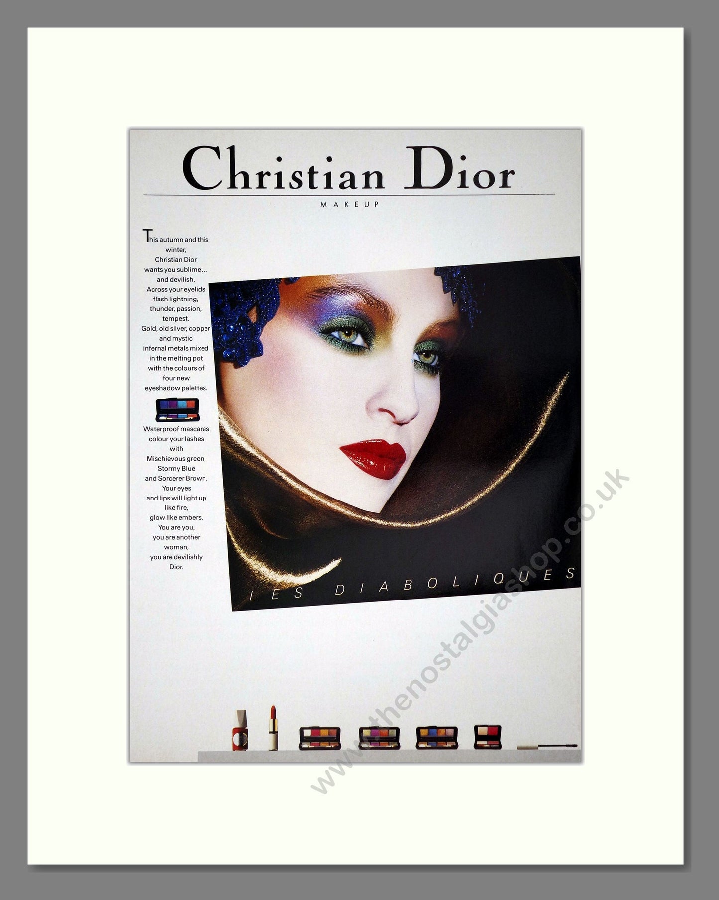 Christian Dior - Les Diaboliques. Vintage Advert 1986 (ref AD65492)