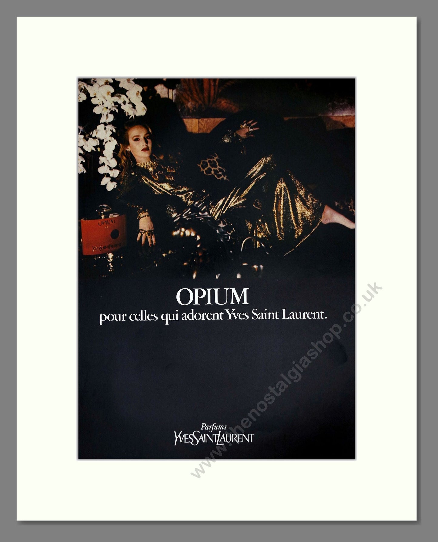 Yves Saint Laurent - Opium. Vintage Advert 1981 (ref AD65494)