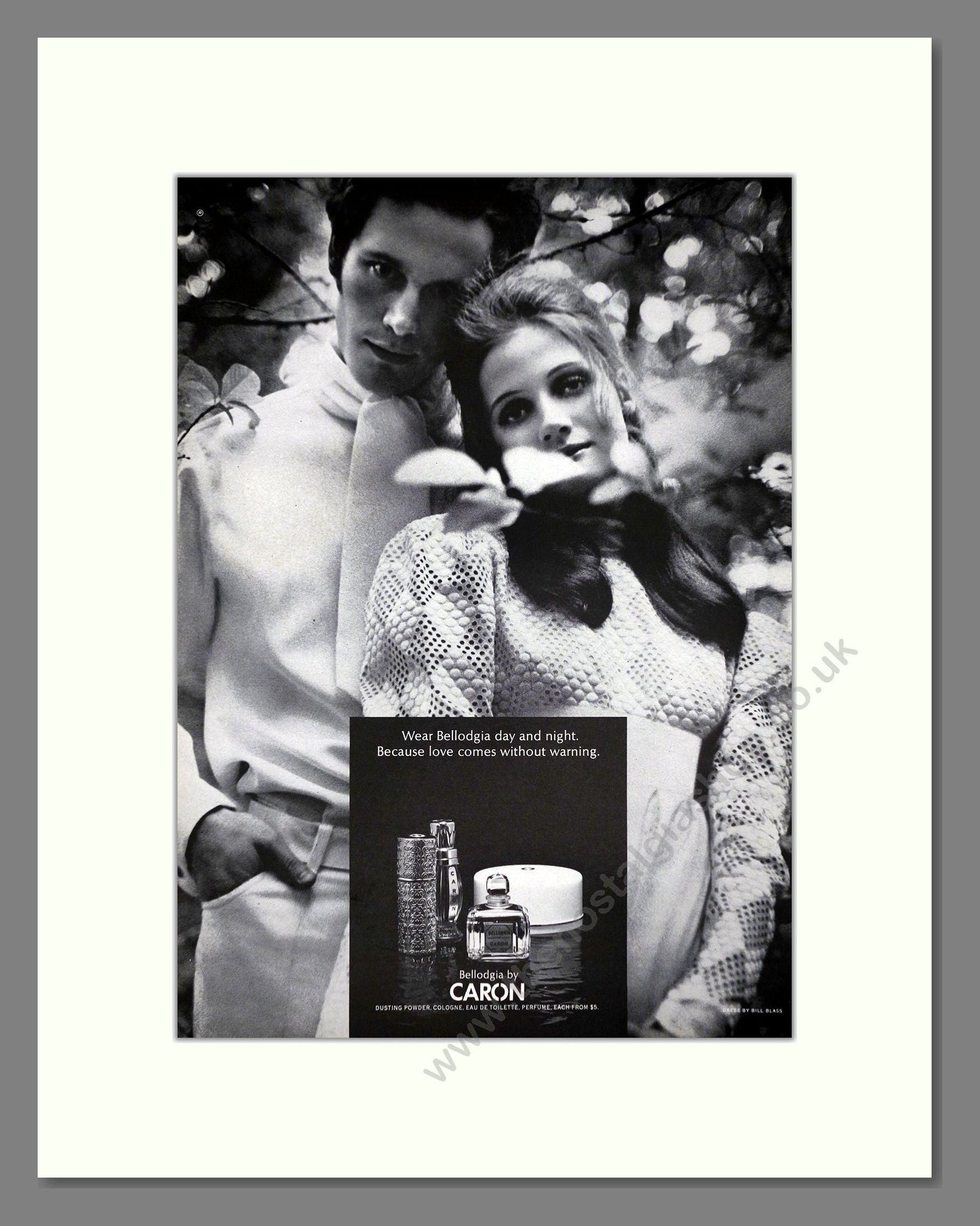 Caron - Bellodgia. Vintage Advert 1968 (ref AD65509)