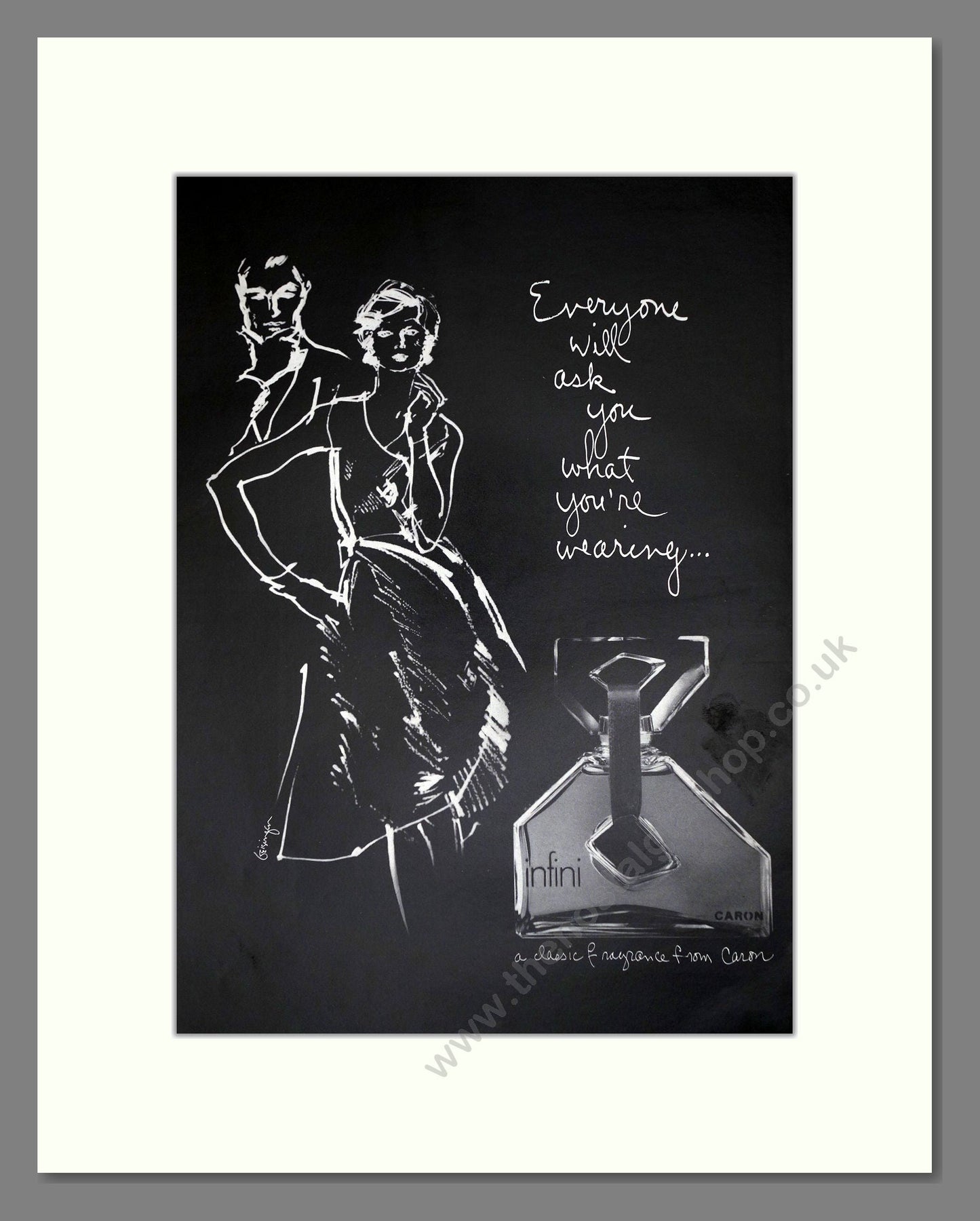 Caron - Infini. Vintage Advert 1975 (ref AD65511)