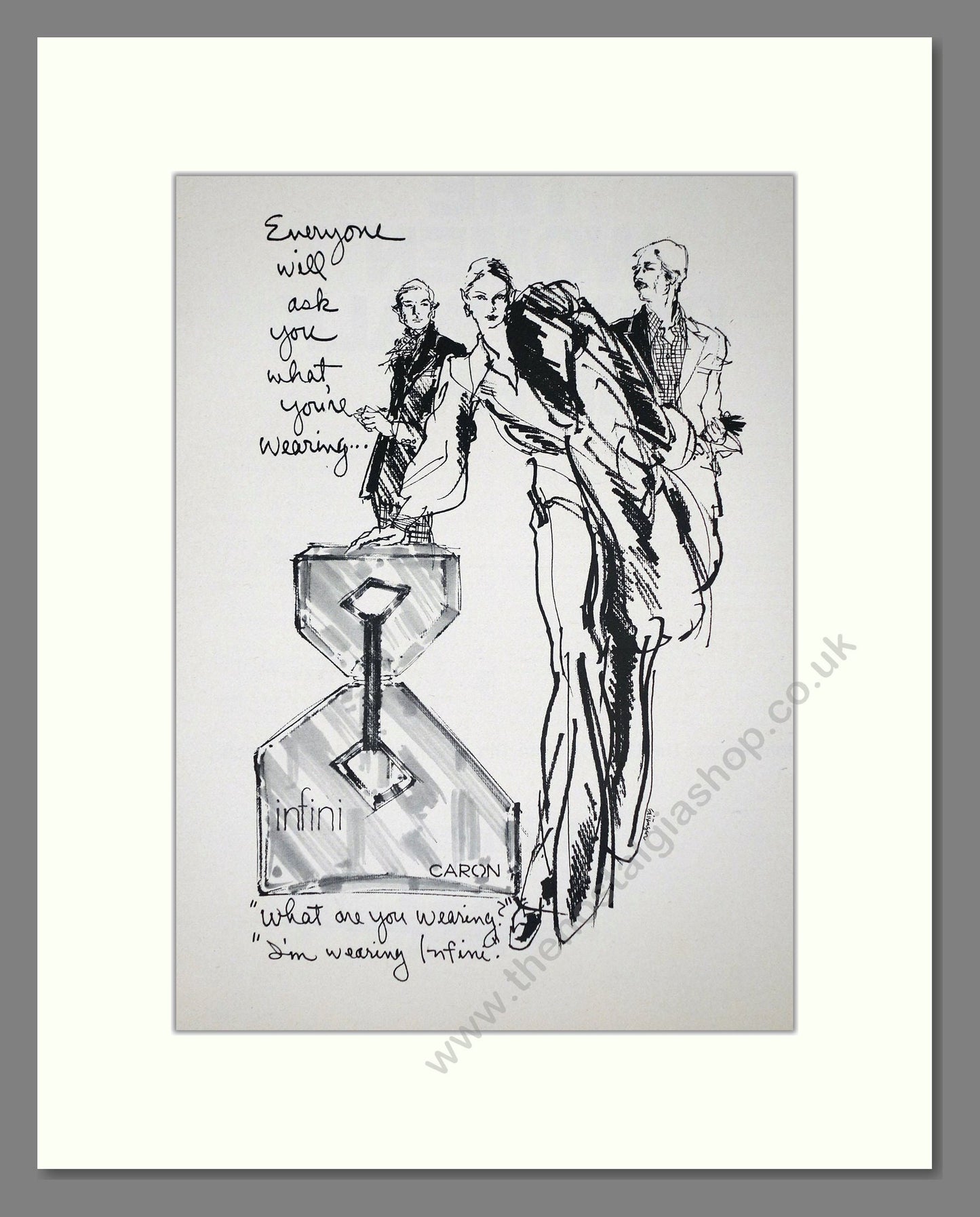 Caron - Infini. Vintage Advert 1973 (ref AD65513)