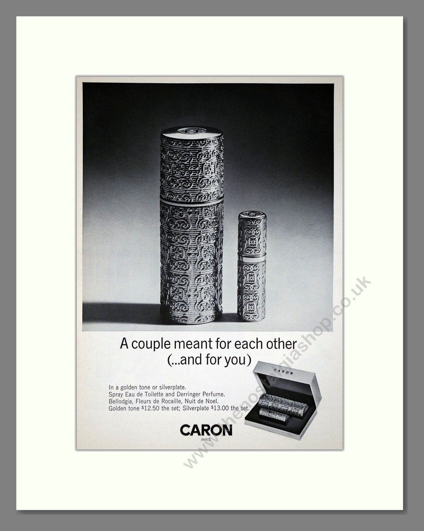 Caron - Bellodgia. Vintage Advert 1965 (ref AD65517)
