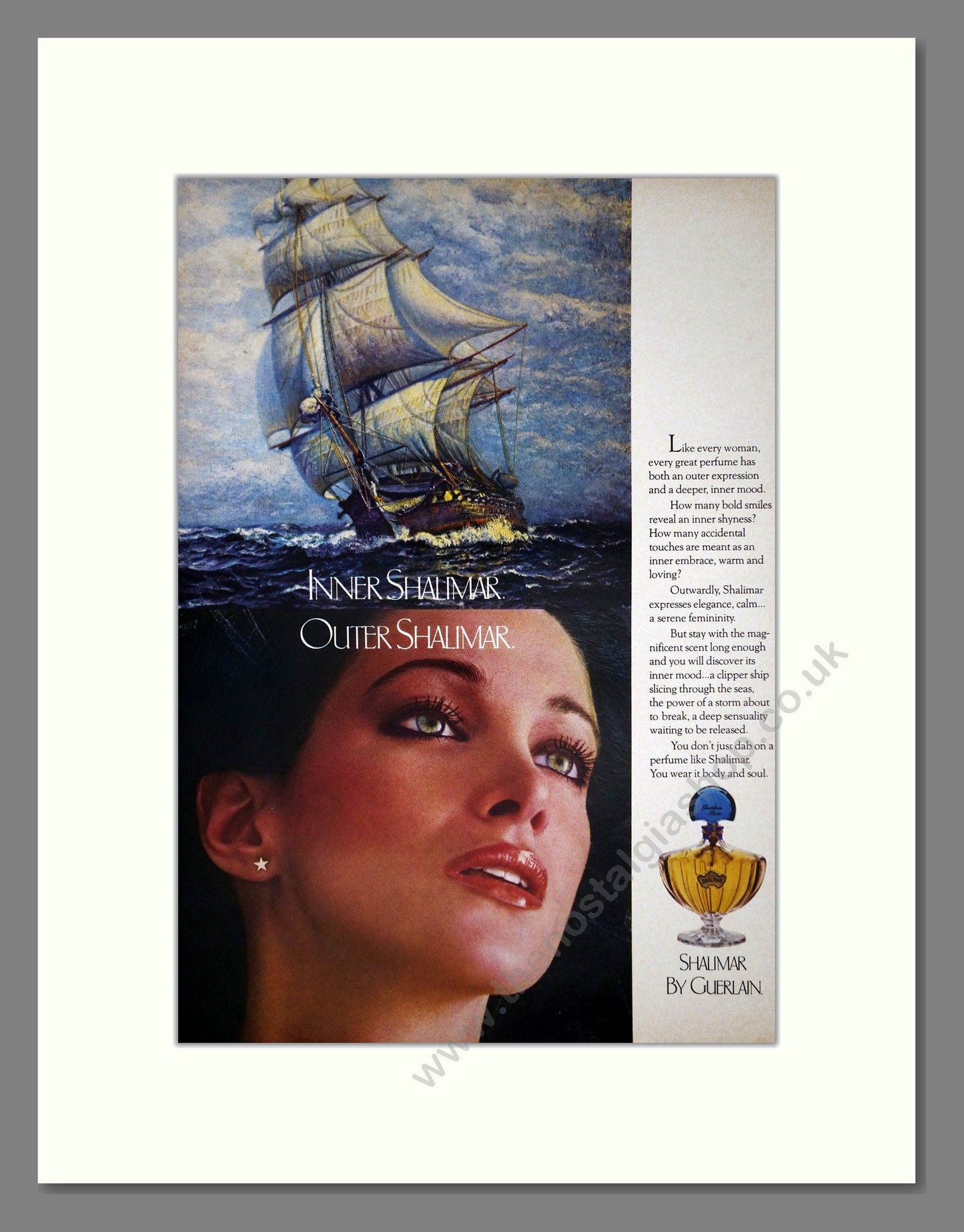 Guerlain - Shalimar. Vintage Advert 1977 (ref AD65541)