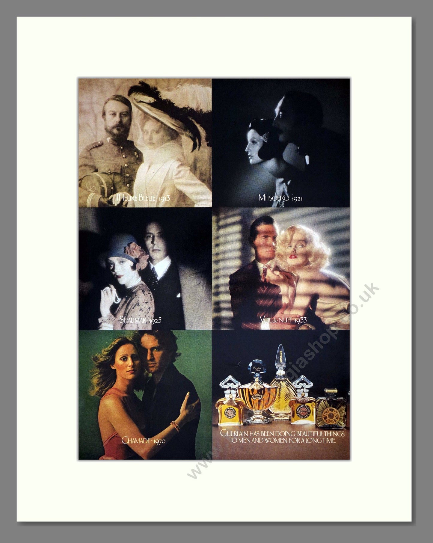 Guerlain - Matching Collections. Vintage Advert 1973 (ref AD65545)