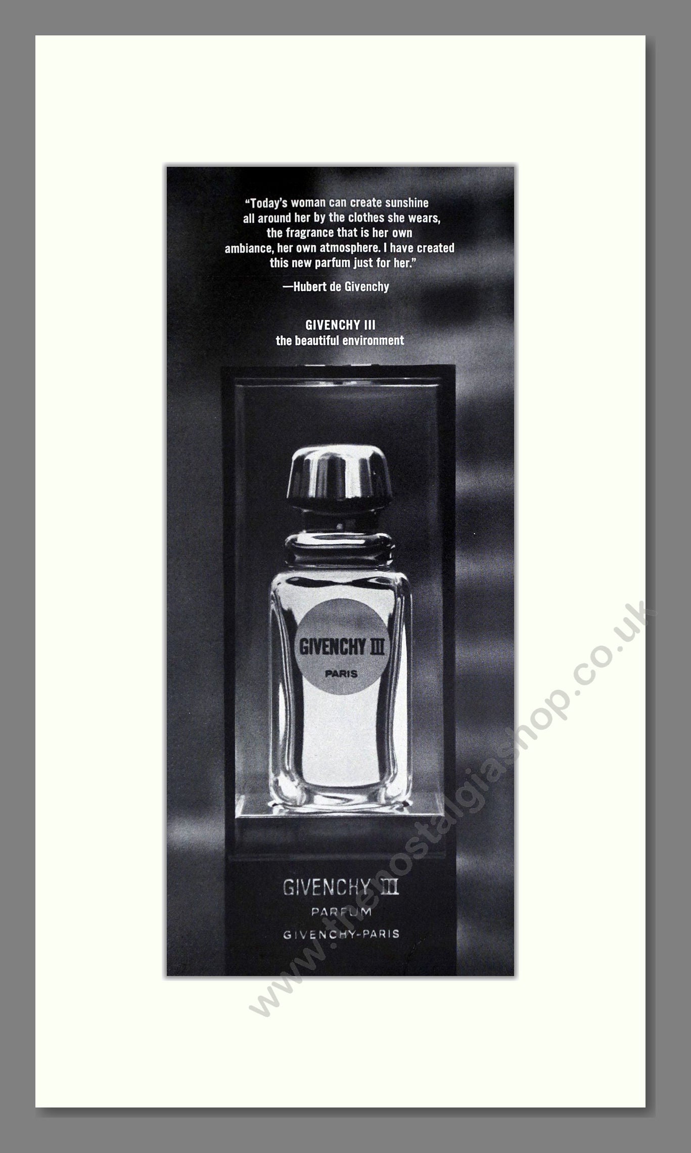 Givenchy - Givenchy III. Vintage Advert 1971 (ref AD65563)