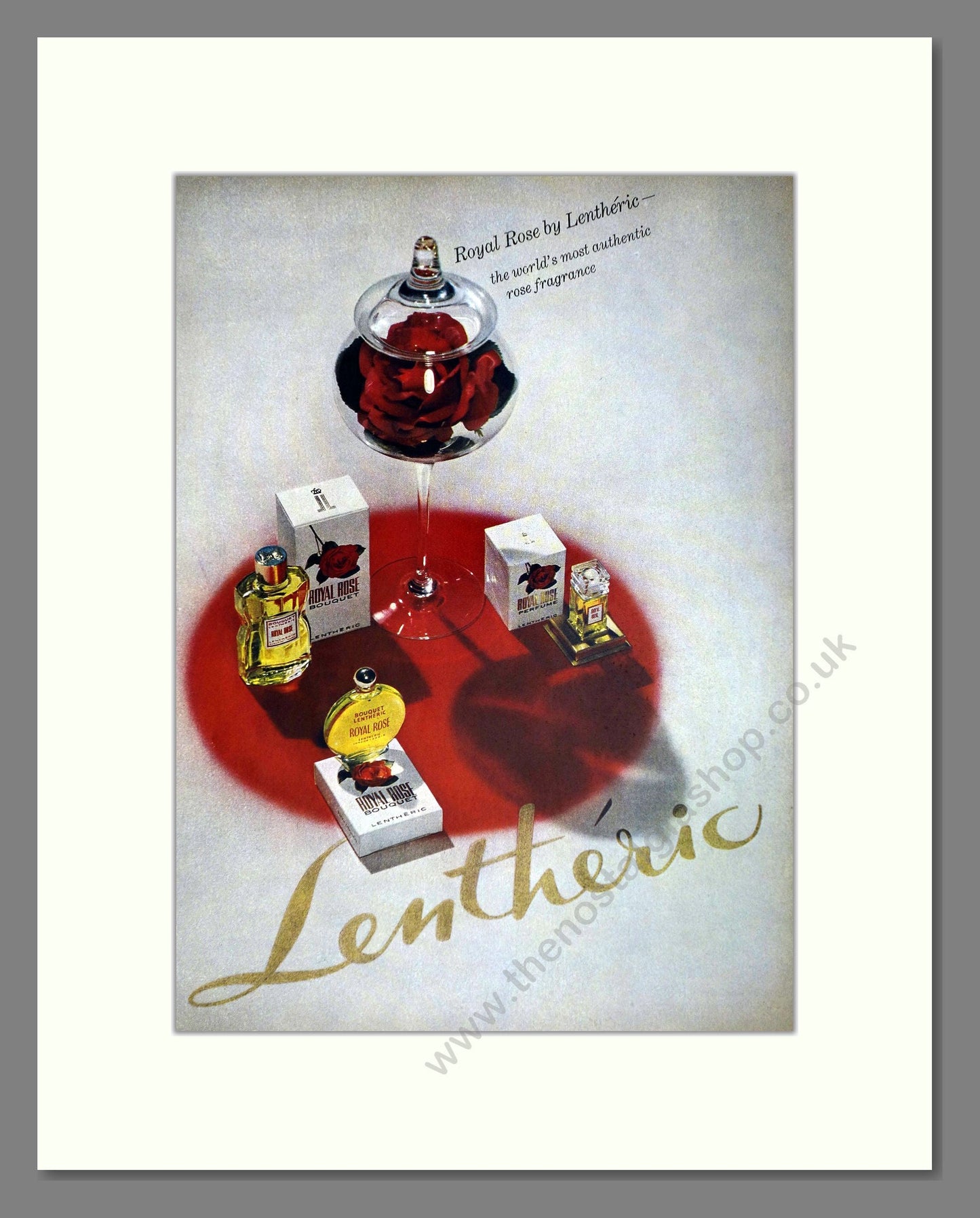 Lentheric - Royal Rose. Vintage Advert 1965 (ref AD66011)