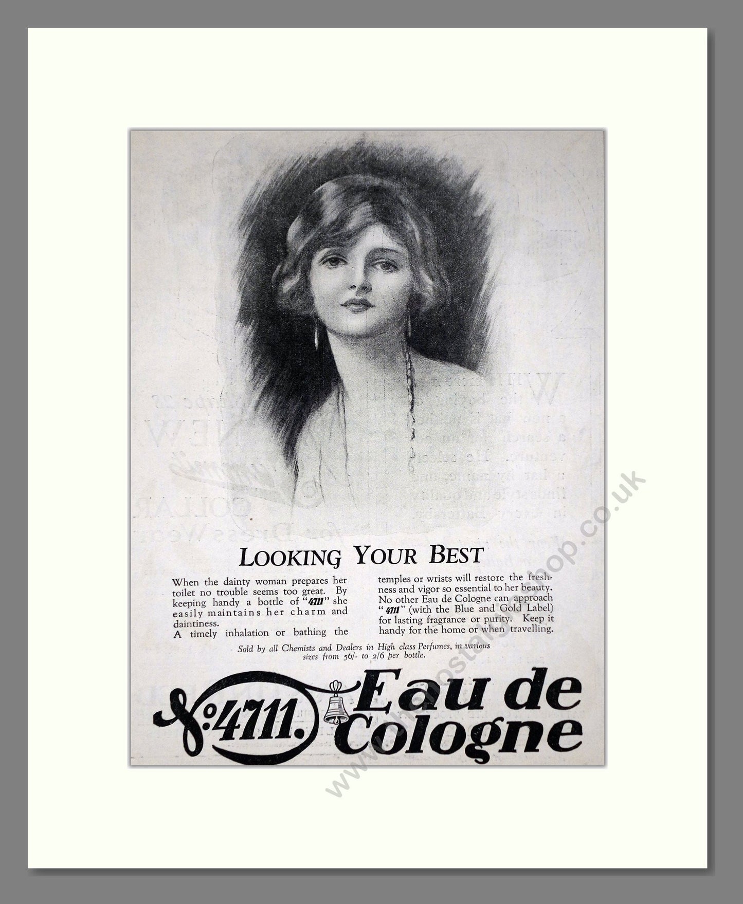 4711 - Eau De Cologne. Vintage Advert 1926 (ref AD66015)