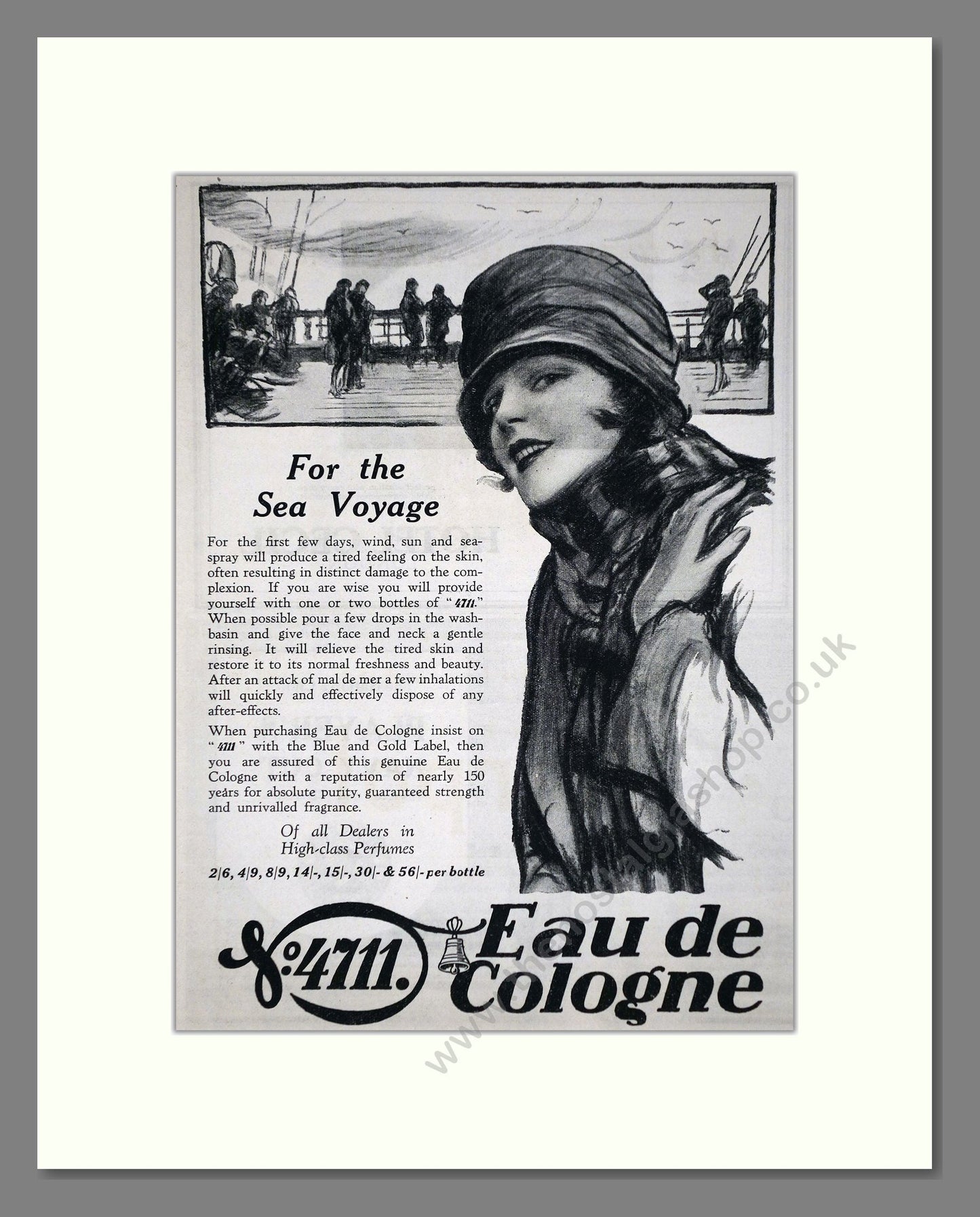4711 - Eau De Cologne. Vintage Advert 1927 (ref AD66020)